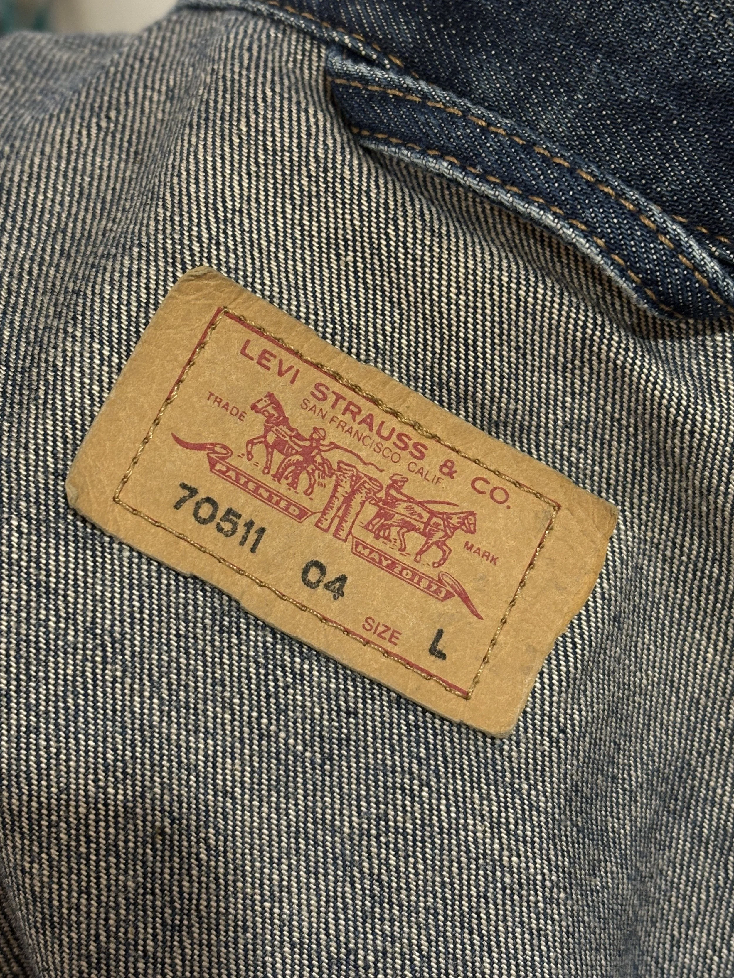 Chaqueta vaquera vintage de Levis Engineer años 90