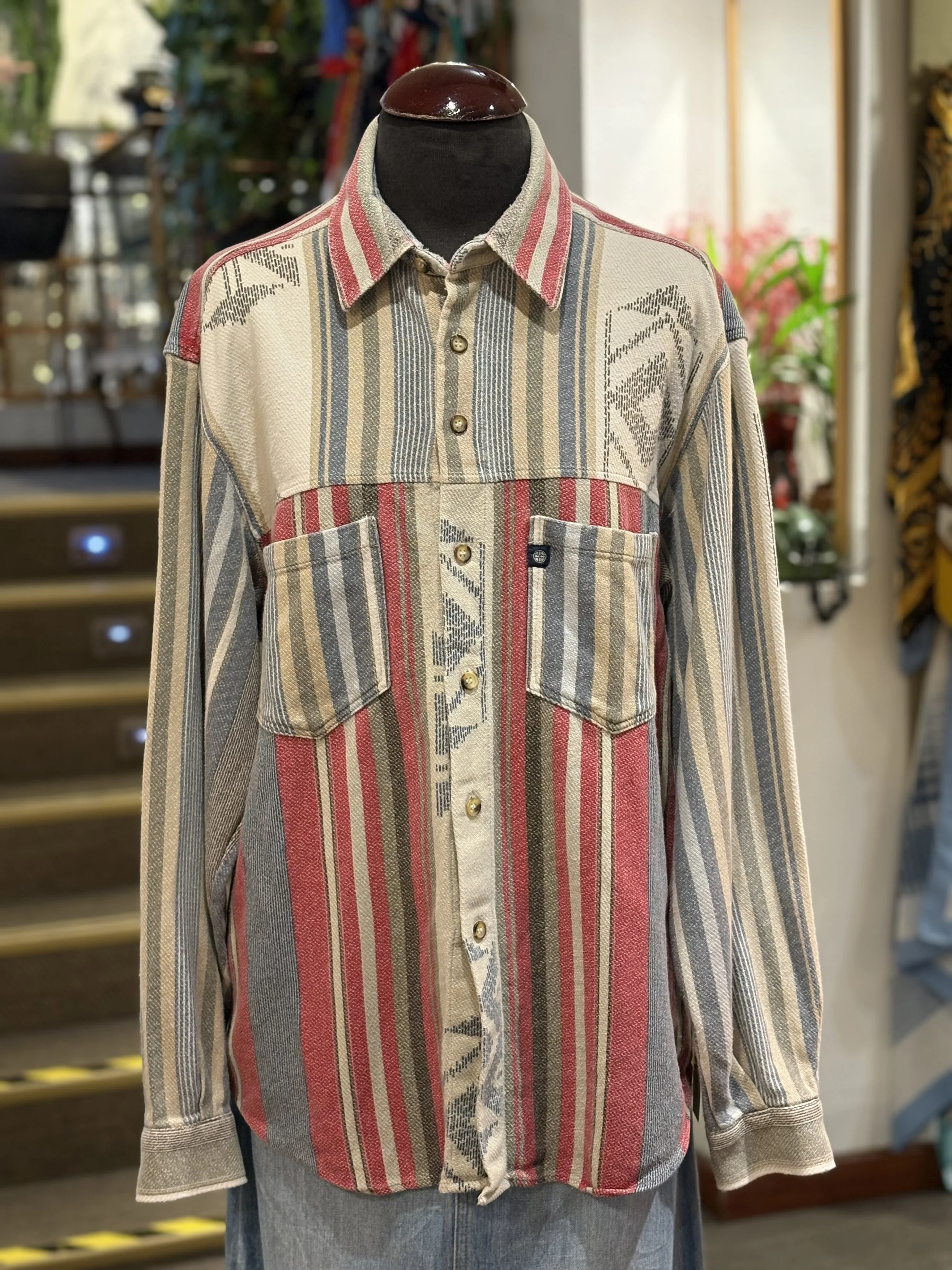 Camisa o sobrecamisa vintage Casucci años 90 made in italy