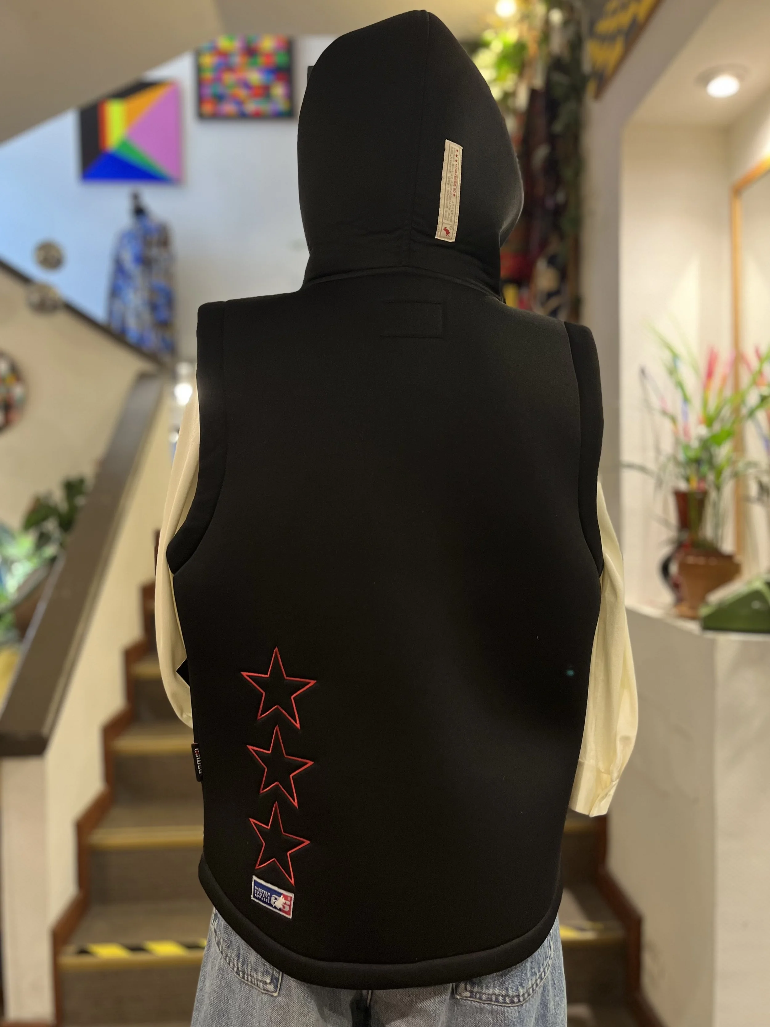 Chaleco vintage deportivo ecuestre OSWSA Y2K sportswear