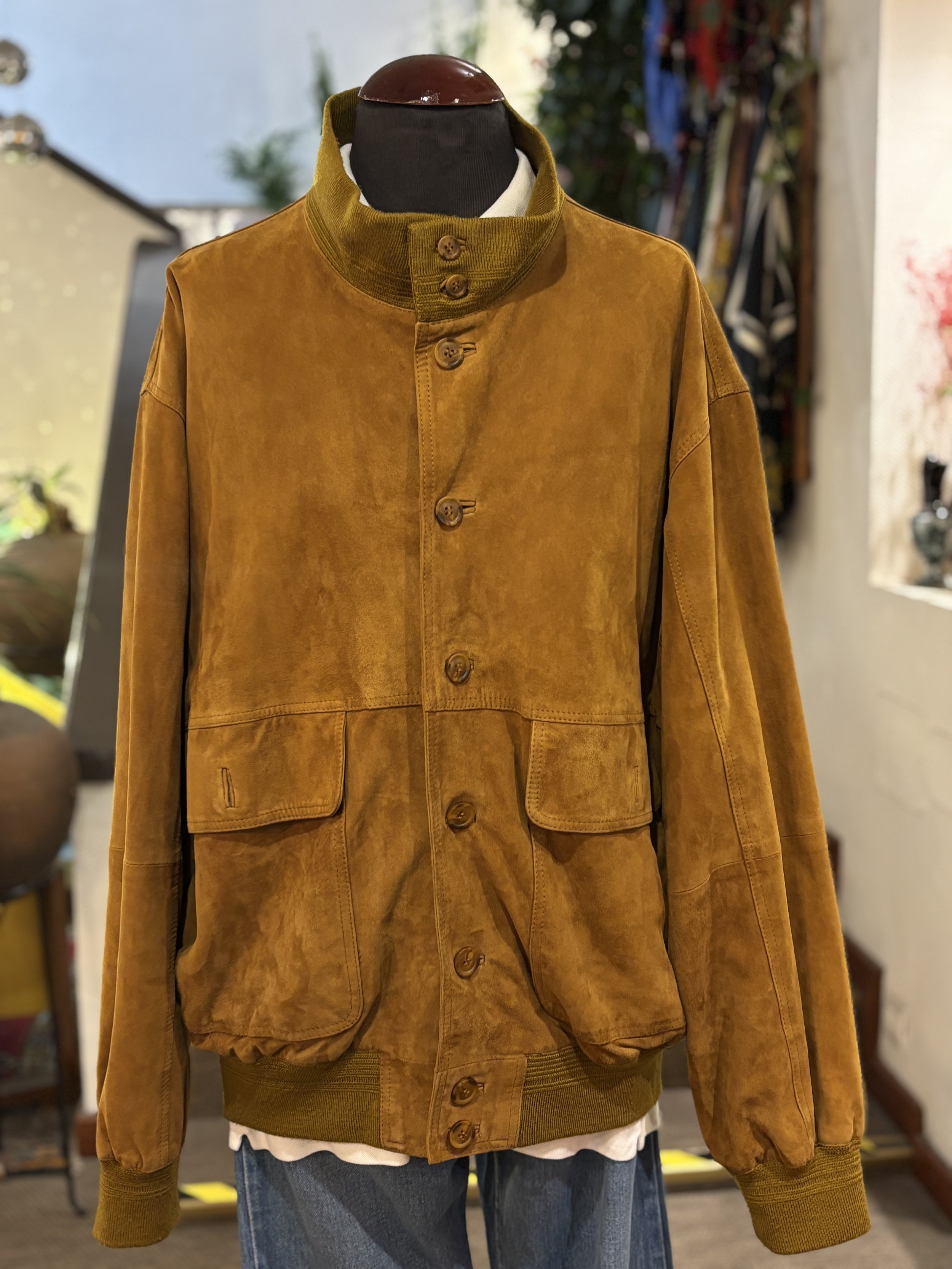 Chaqueta vintage de ante sude jacket vintage Robert Denil
