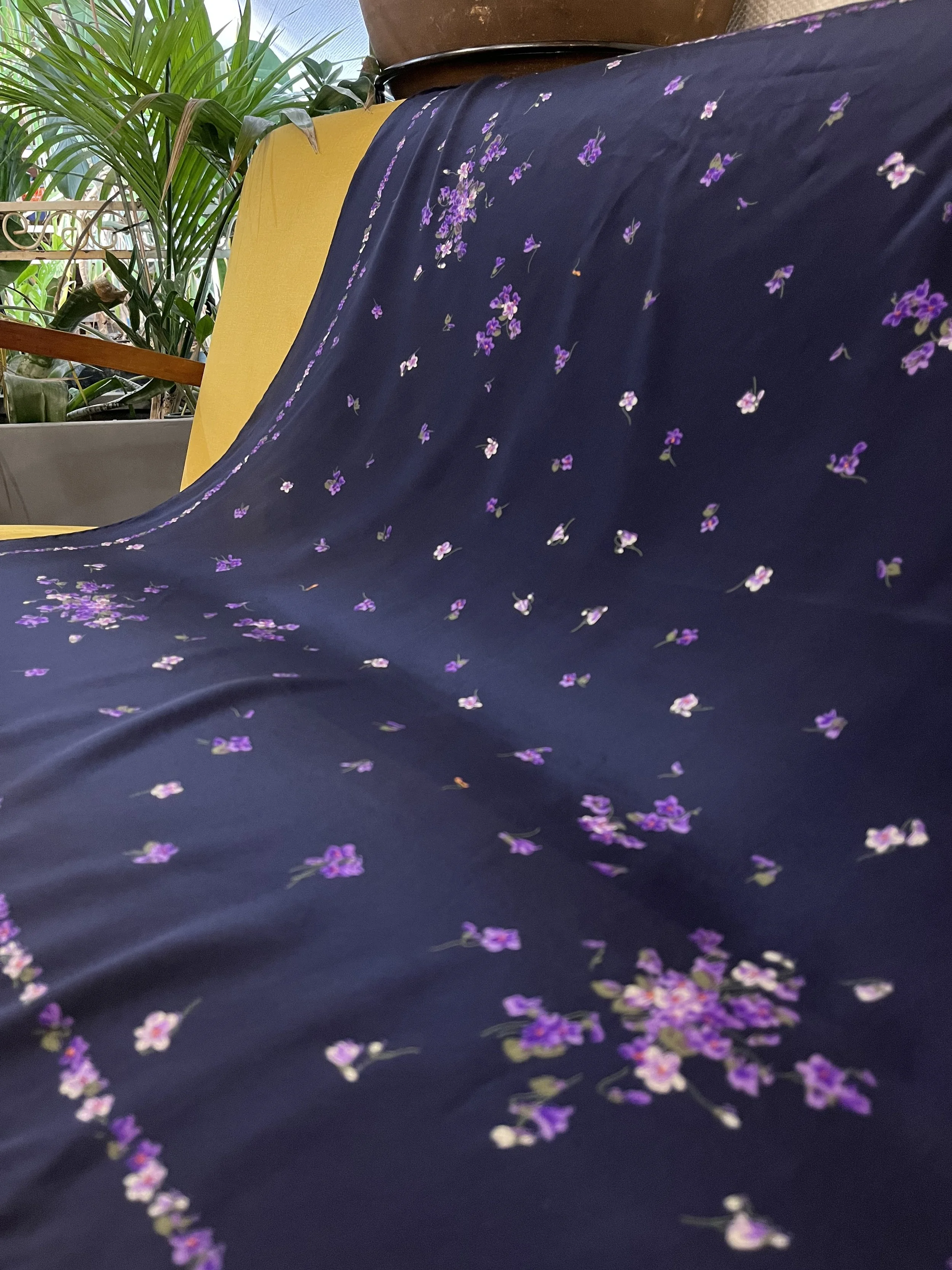 Pañuelo vintage de seda made in italy