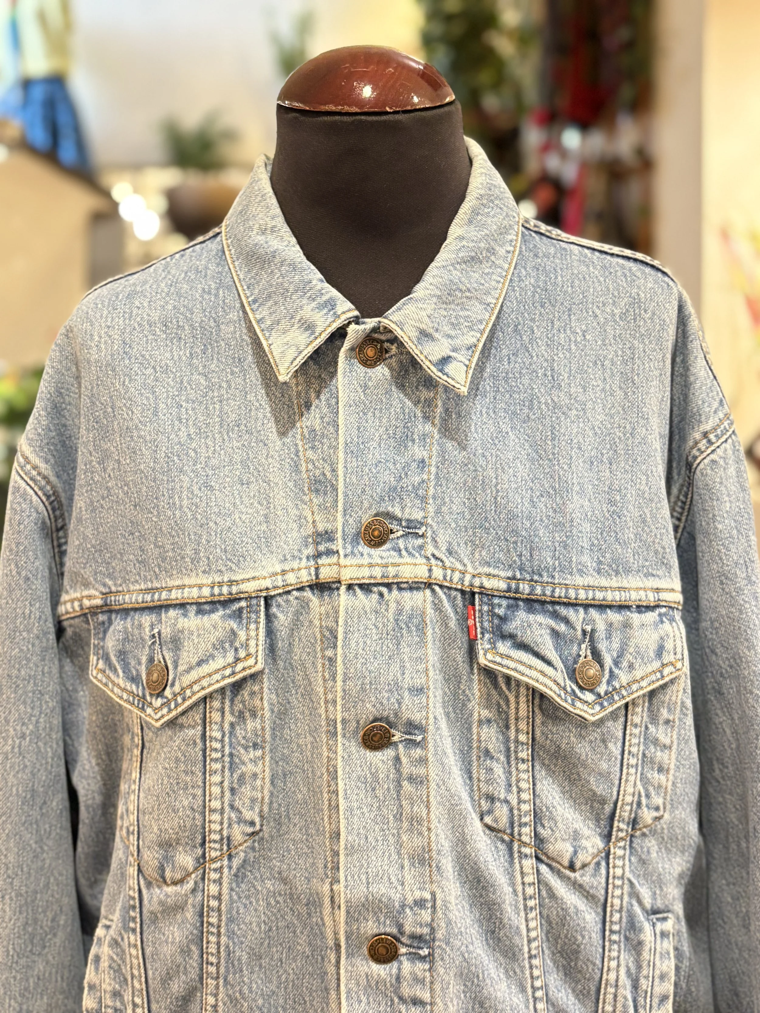 Vintage denim jacket de Levi Strauss años 80/90 azul gastado