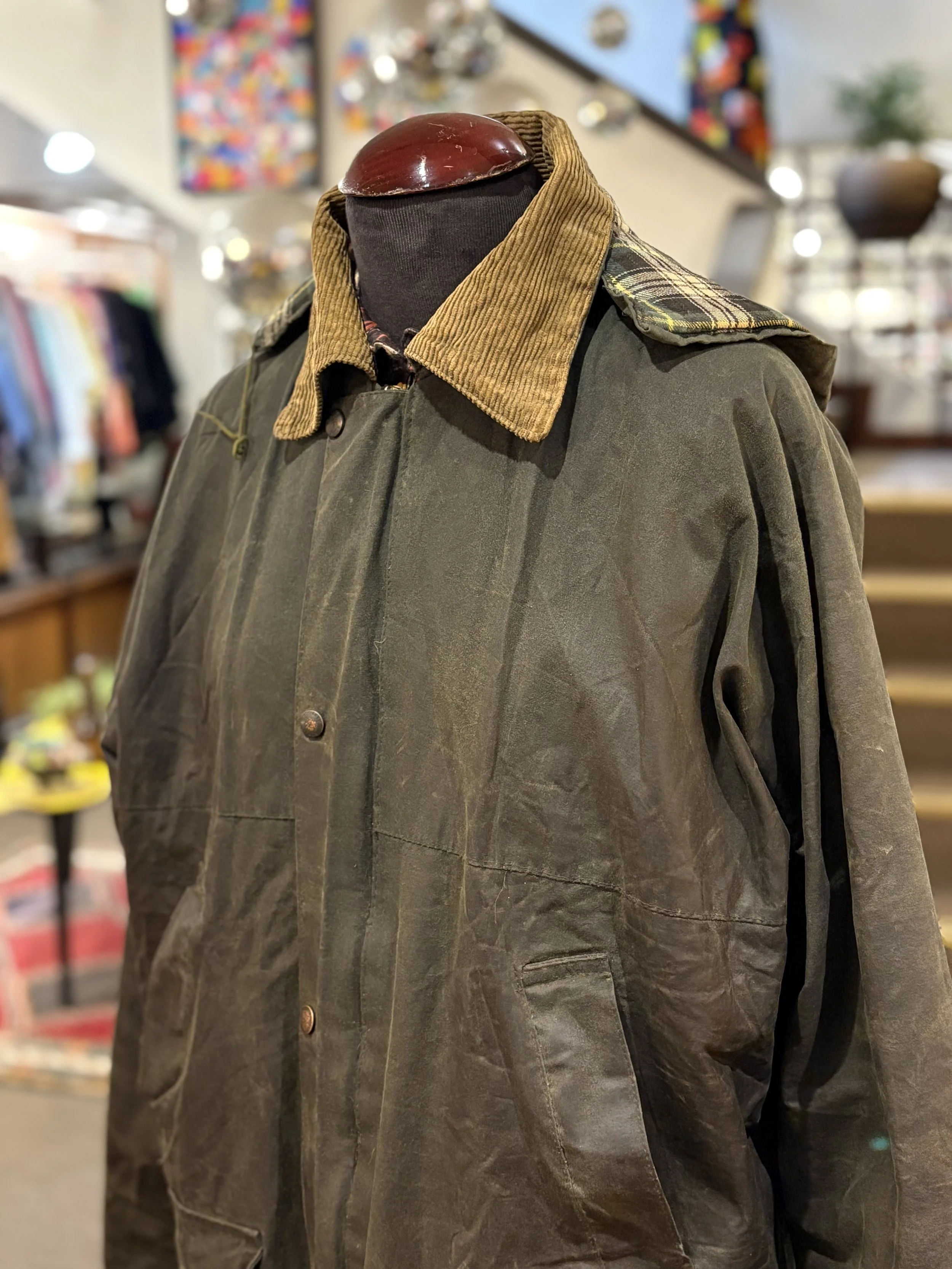 Chaqueta vintage encerada de Royal Harbour años 90 made in england