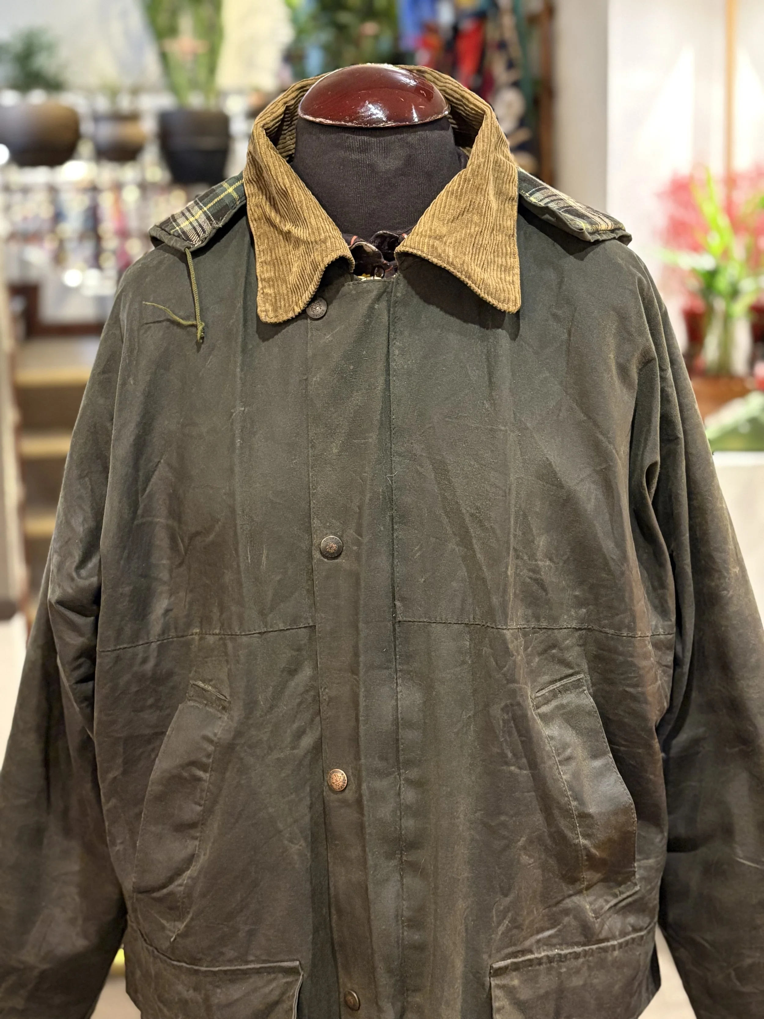 Chaqueta vintage encerada de Royal Harbour años 90 made in england