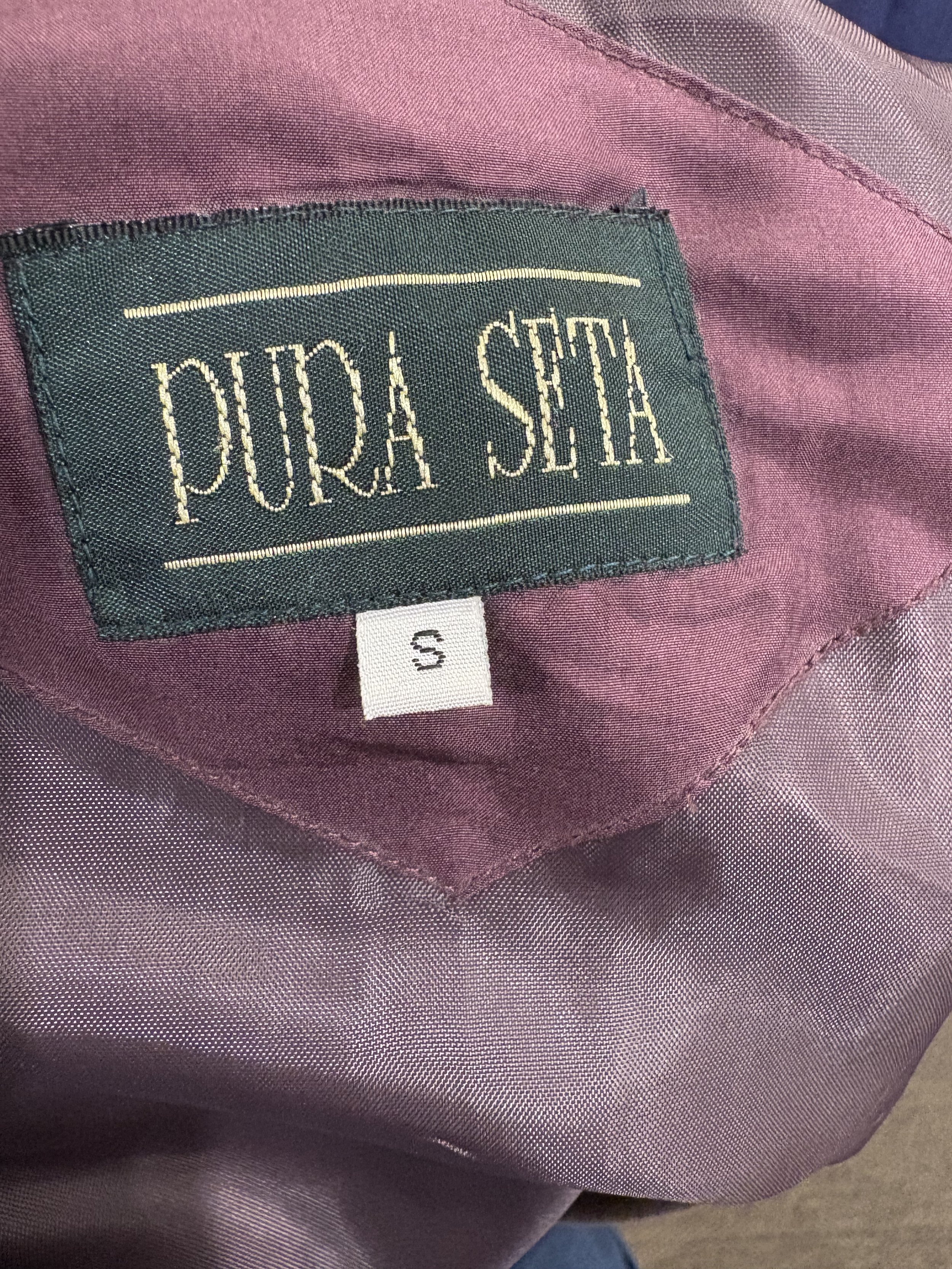Chaqueta bomber vintage de seda silk