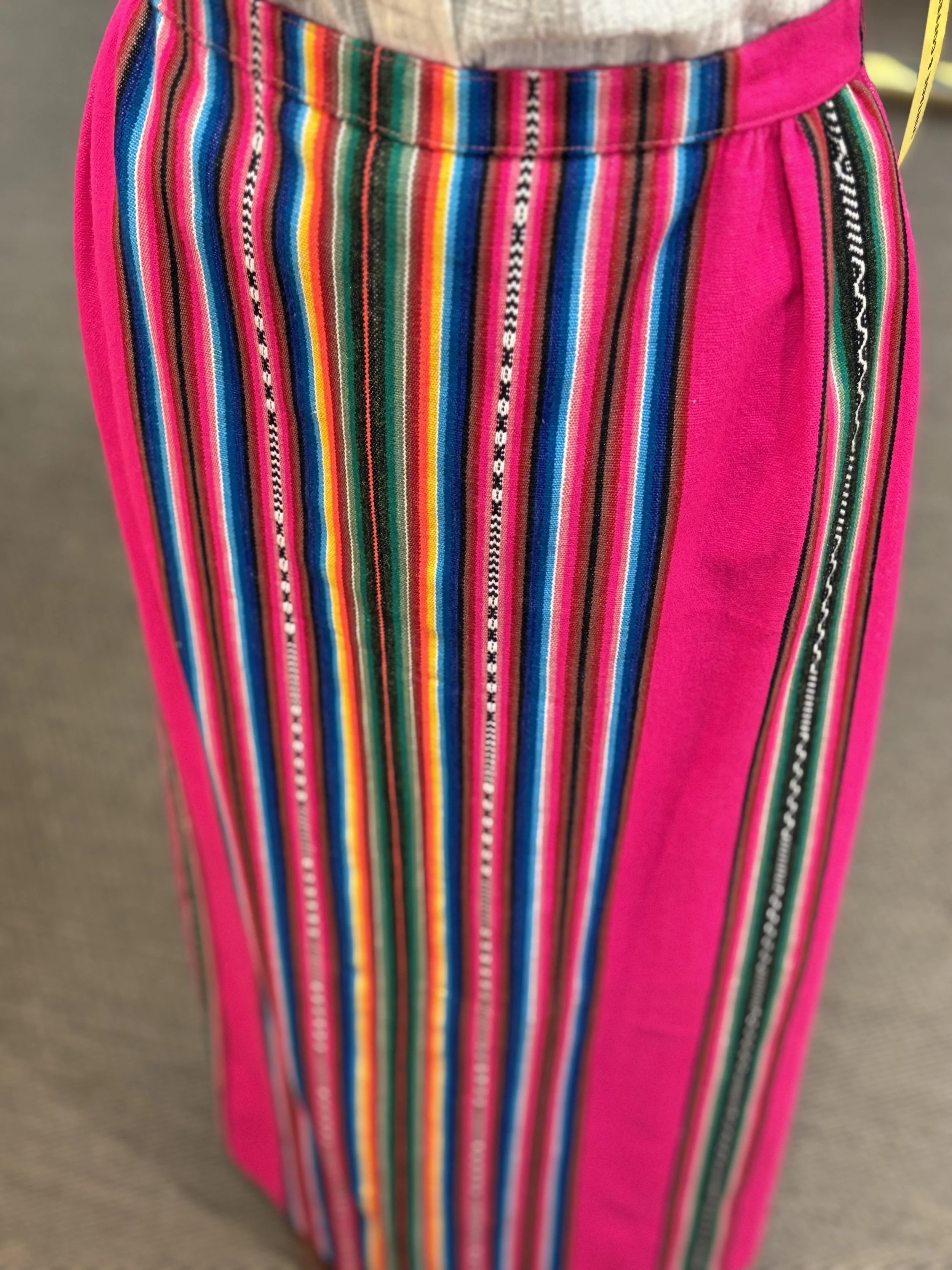 Falda maxi vintage etnica