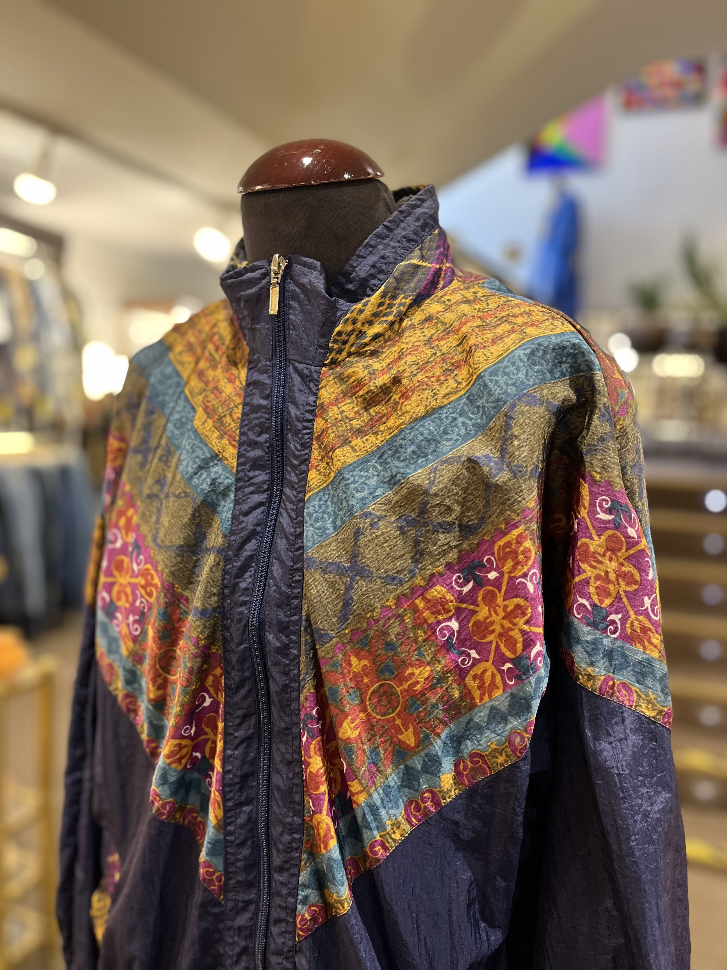Crazy jacket vintage años 90 multicolor