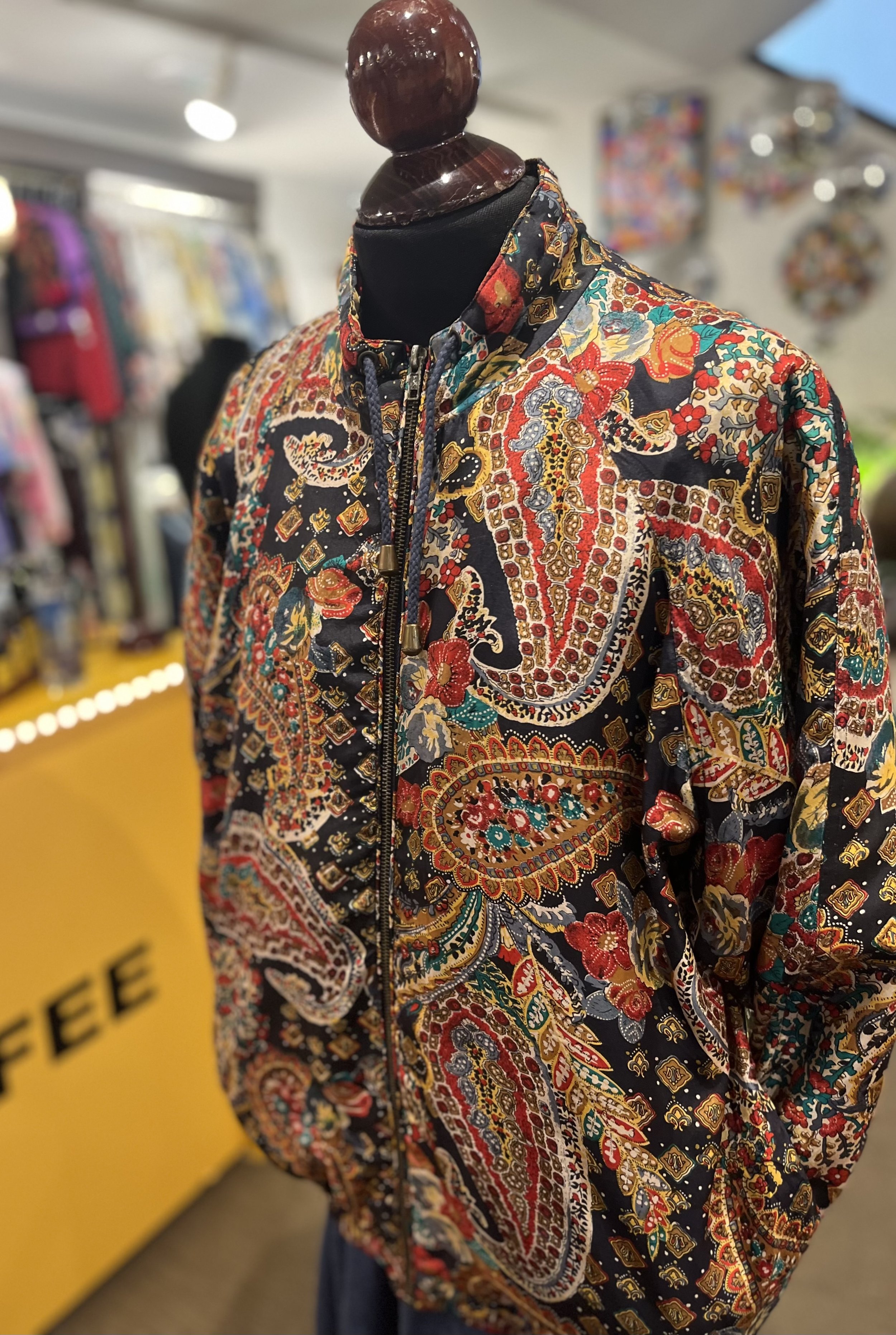 Crazy jacket vintage estampado paisley