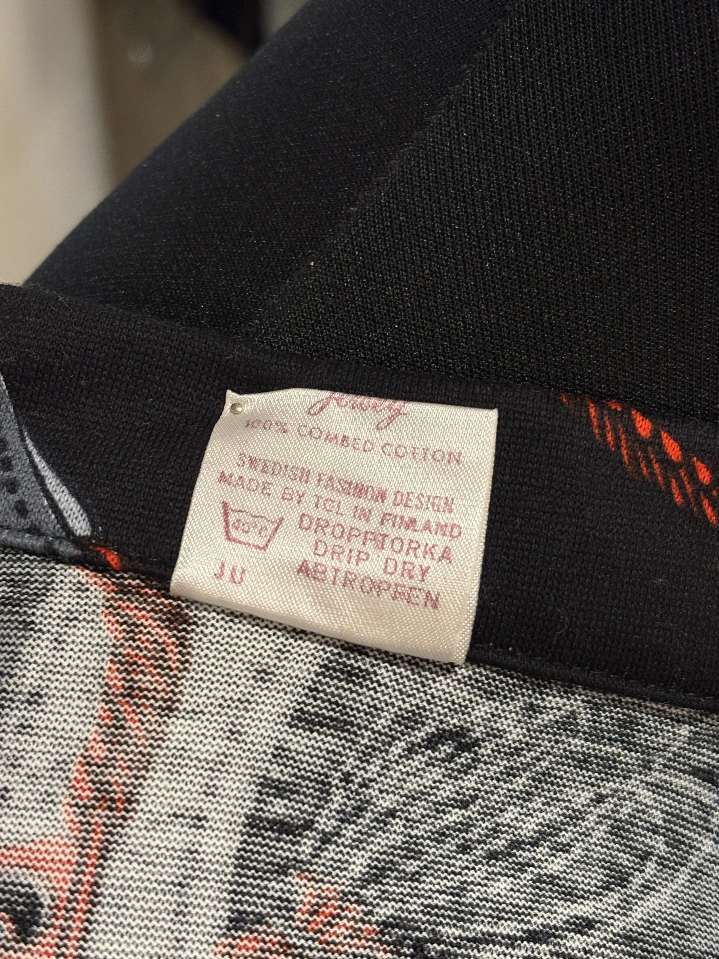 Camisa tipo polo vintage de TGL STOCKHOLM años 70 made in finland