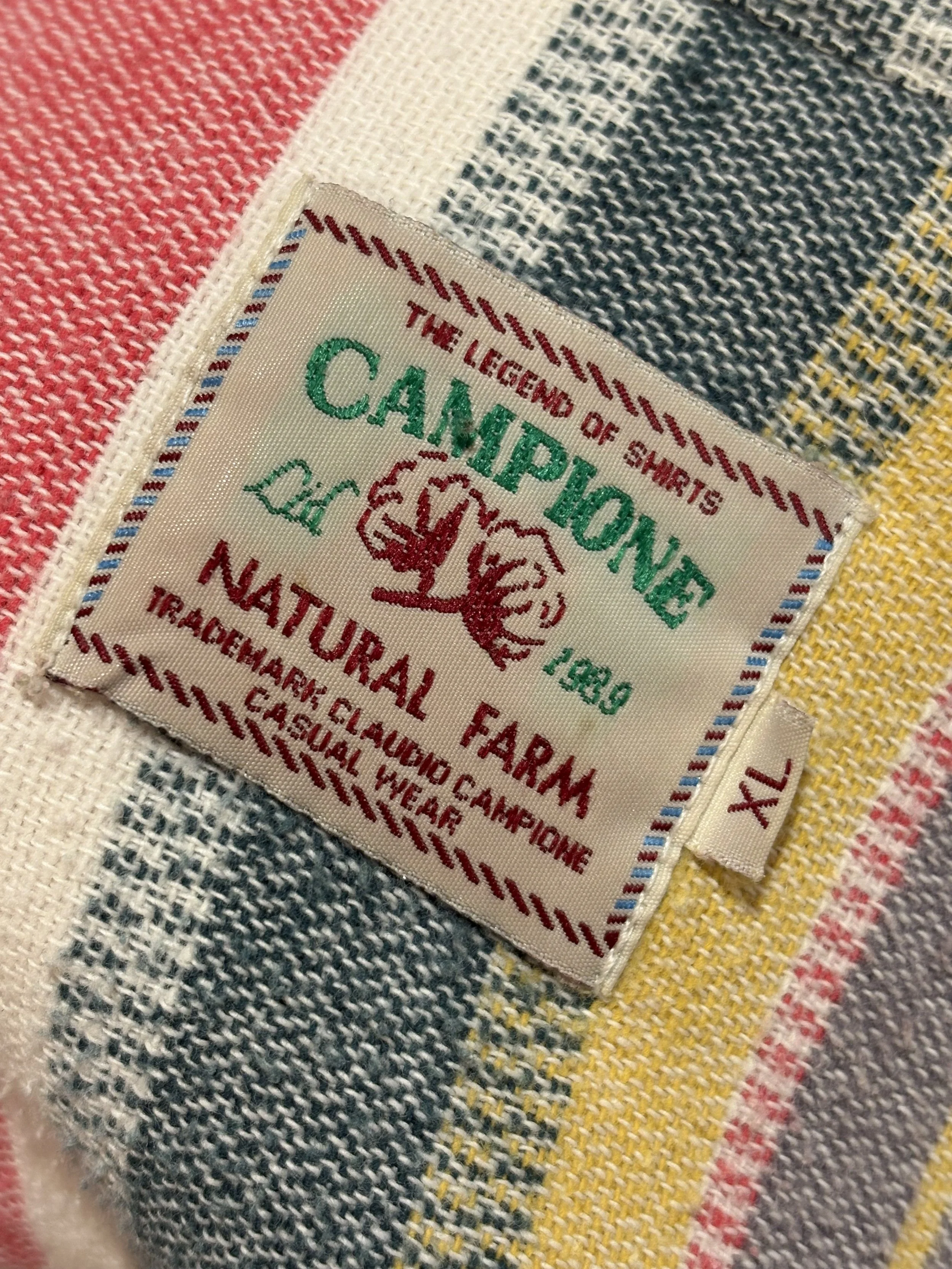 Camisa o sobrecamisa vintage Campione años 90
