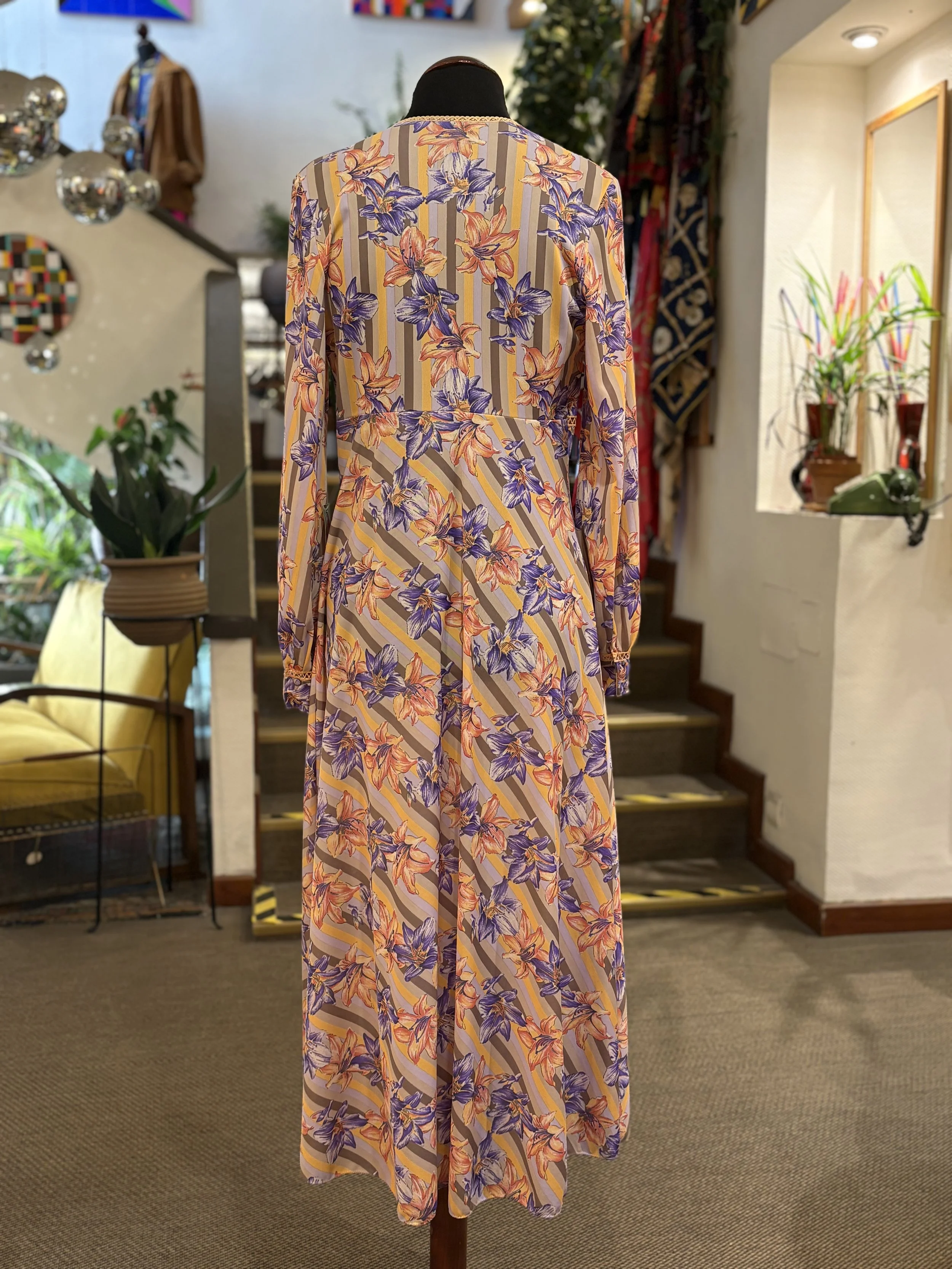 Vestido vintage tipo lencero años 80 made in europe