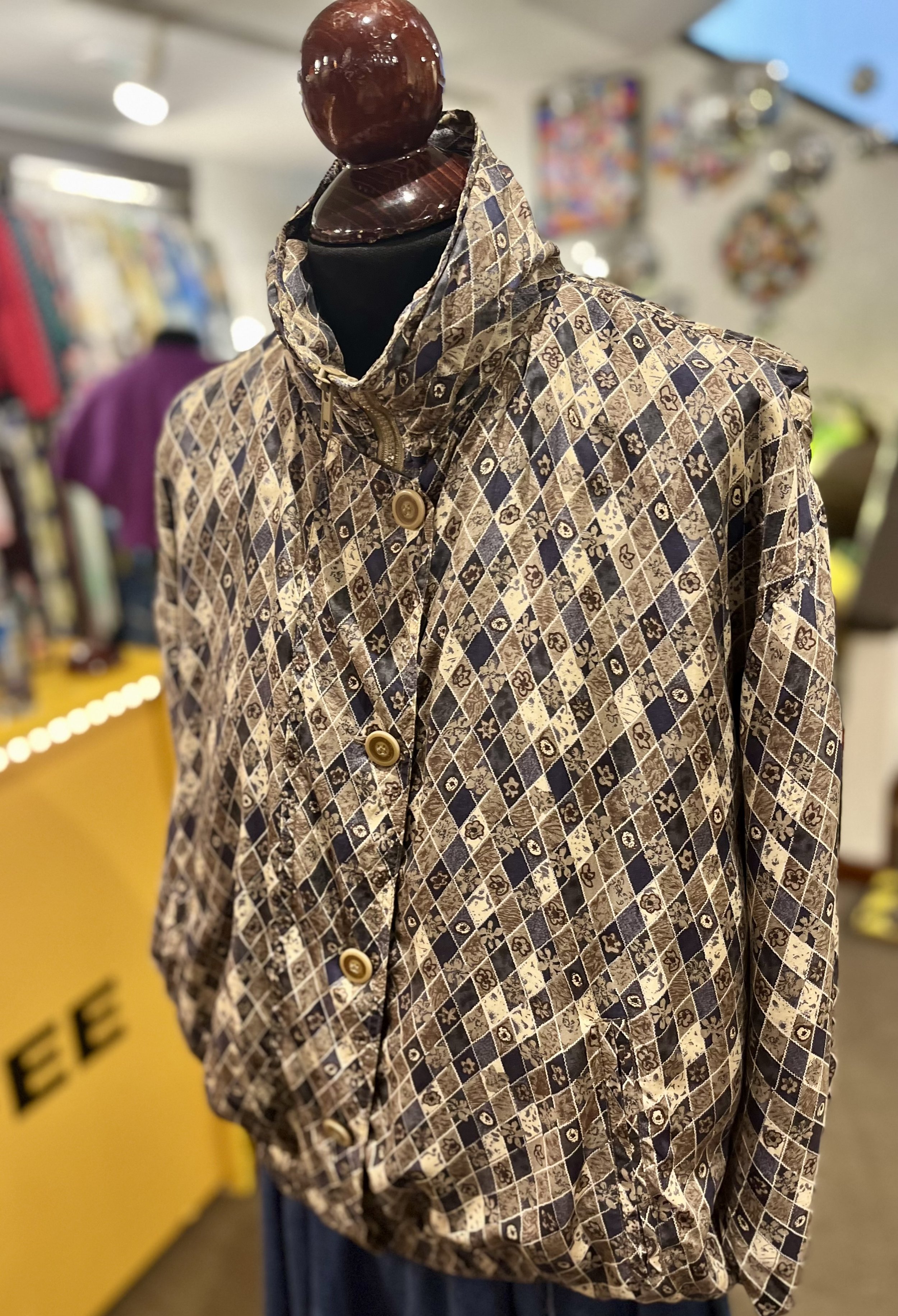 Crazy jacket vintage años 90 multicolor