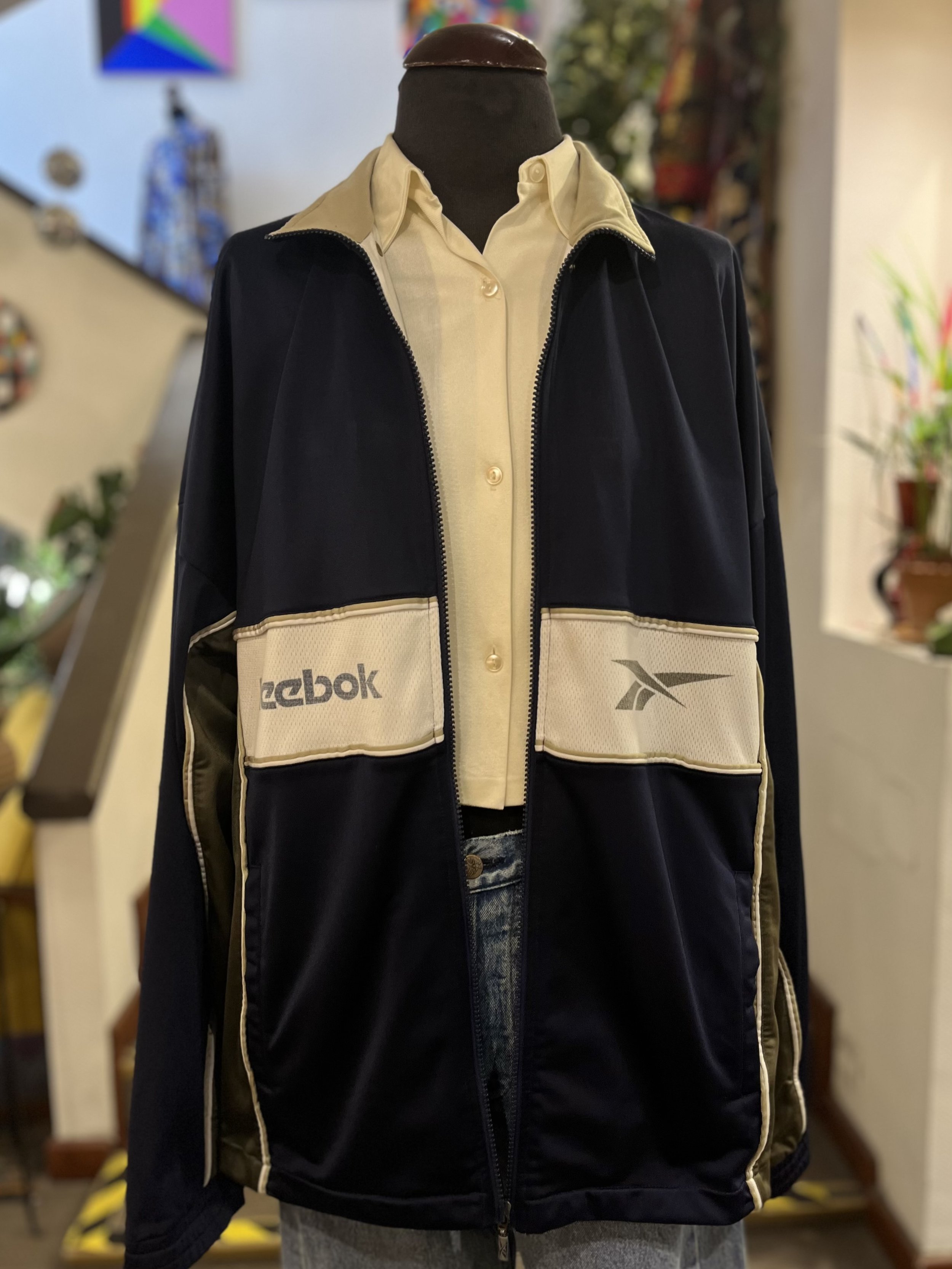 Chaqueta vintage deportiva Reebok años 90 sportswear vintage jacket