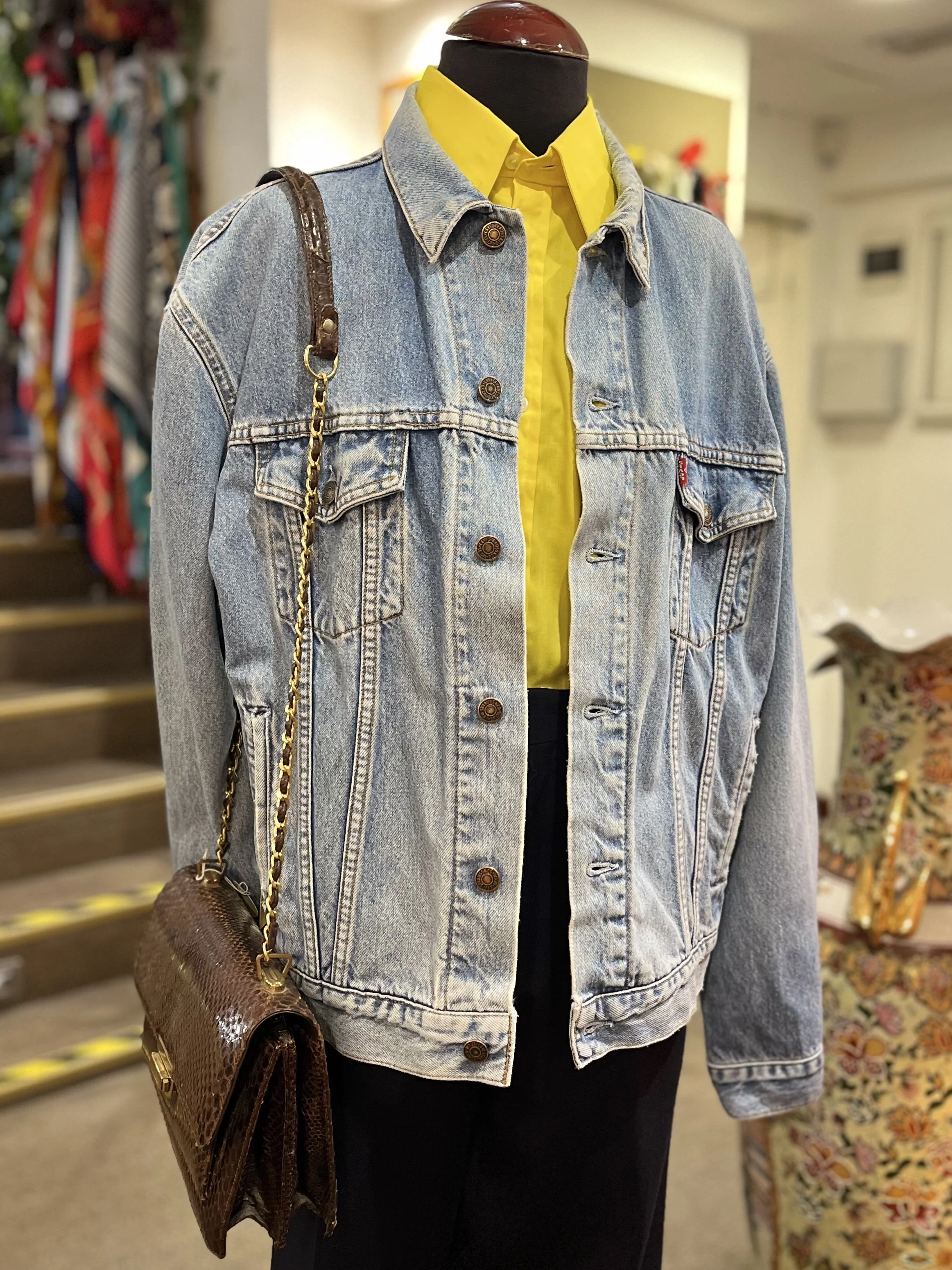 Bolso vintage de serpiente para hombro o cruzado años 70 color marrón