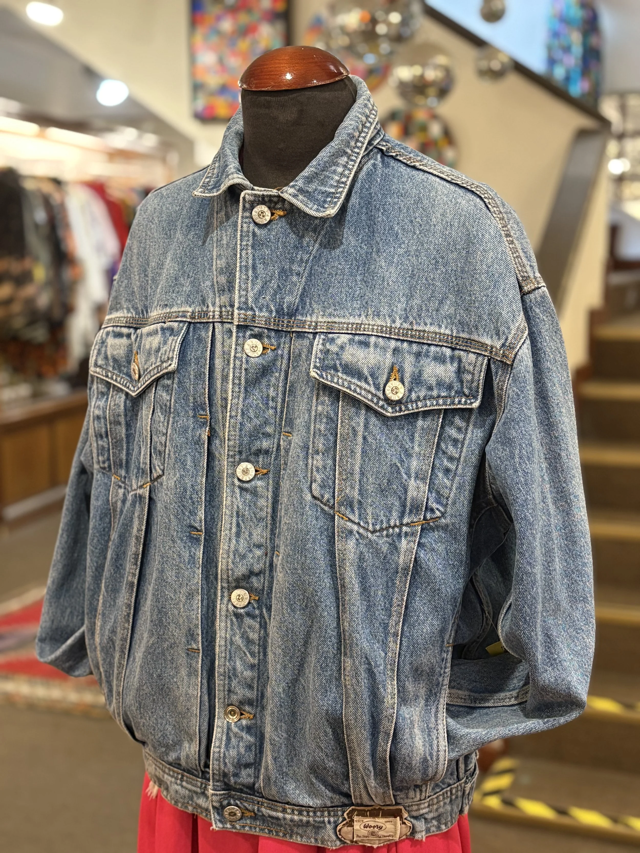 Chaqueta vintage vaquera años 90 denim jacket