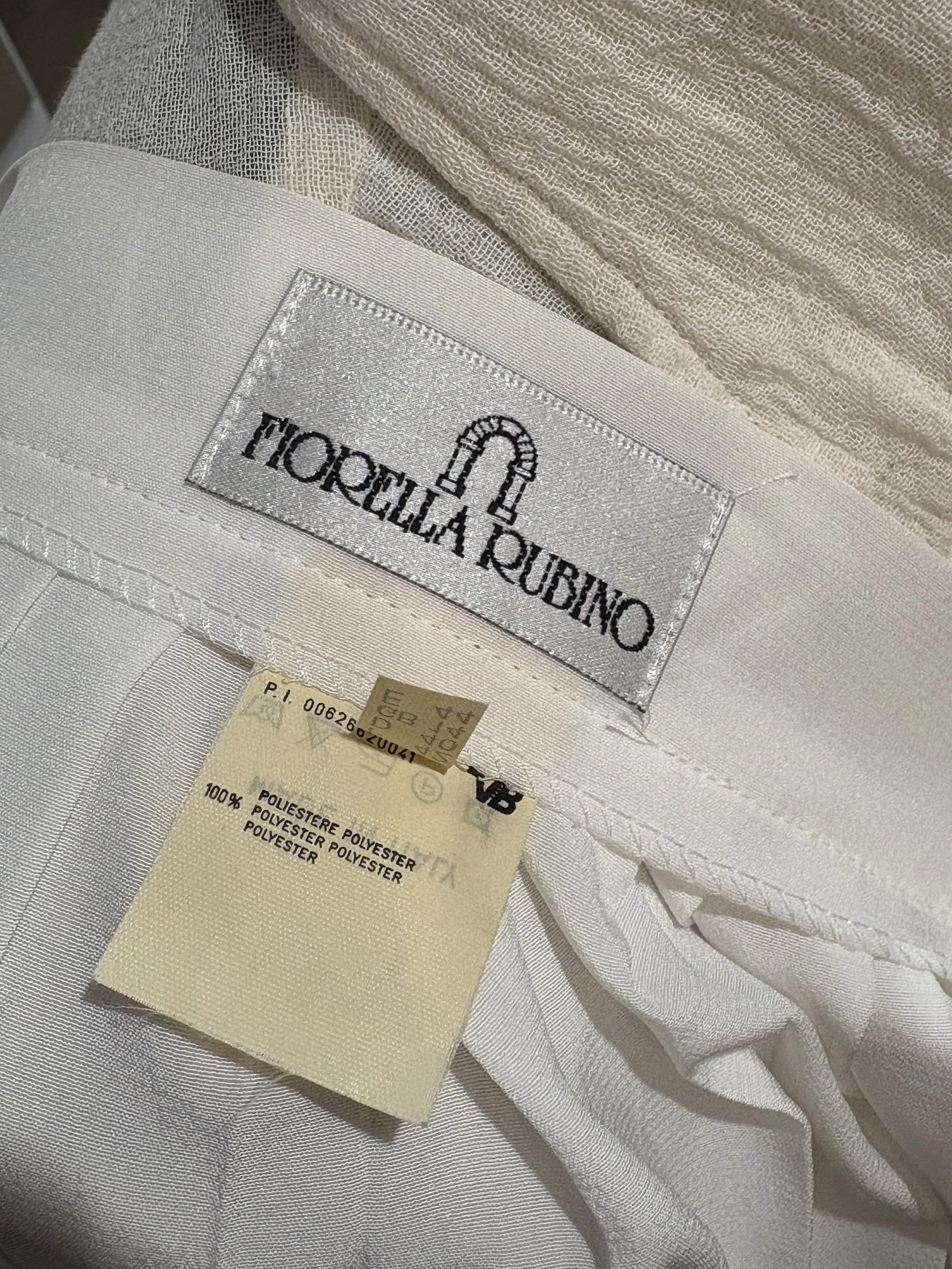 Falda vintage plisada de Fiorella Rubino años 90 made in italy