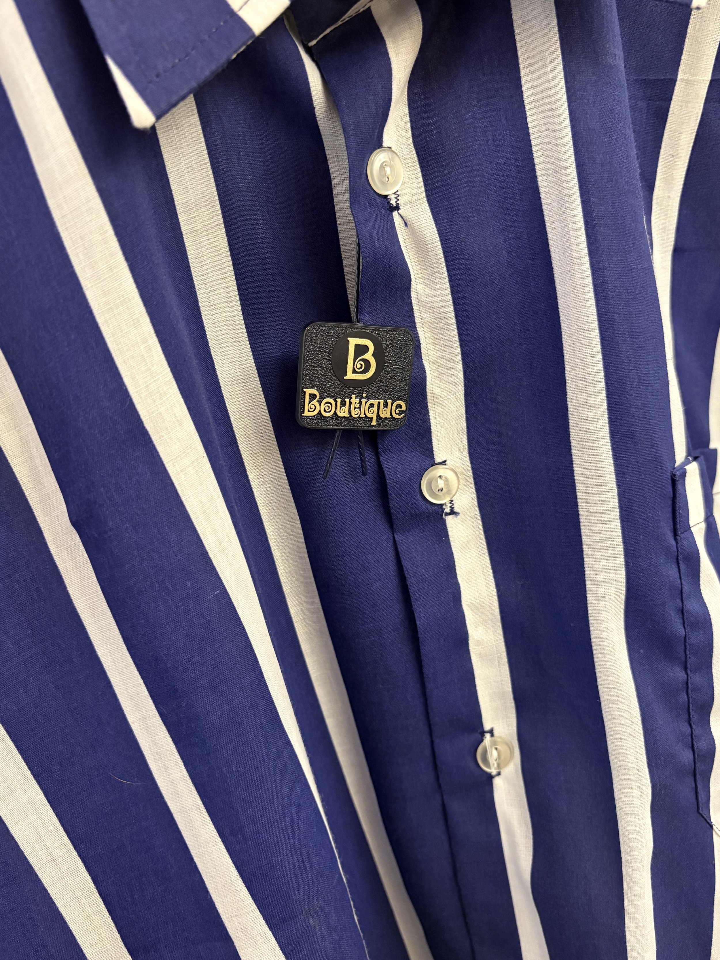Camisa vintage de vestir años 70 rayas