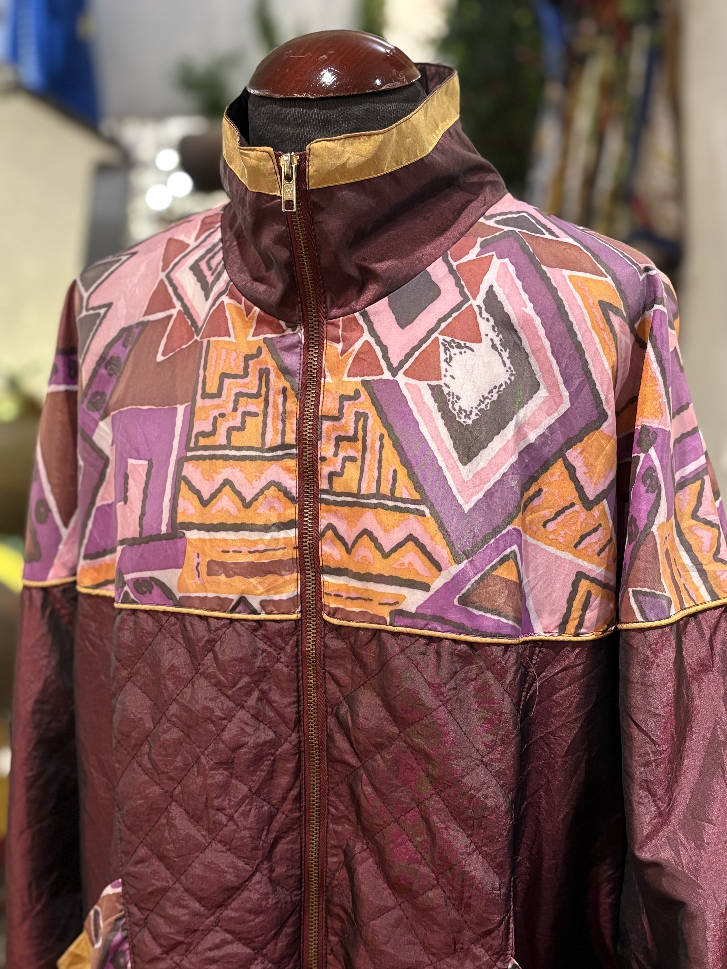 Crazy jacket vintage años 90 multicolor
