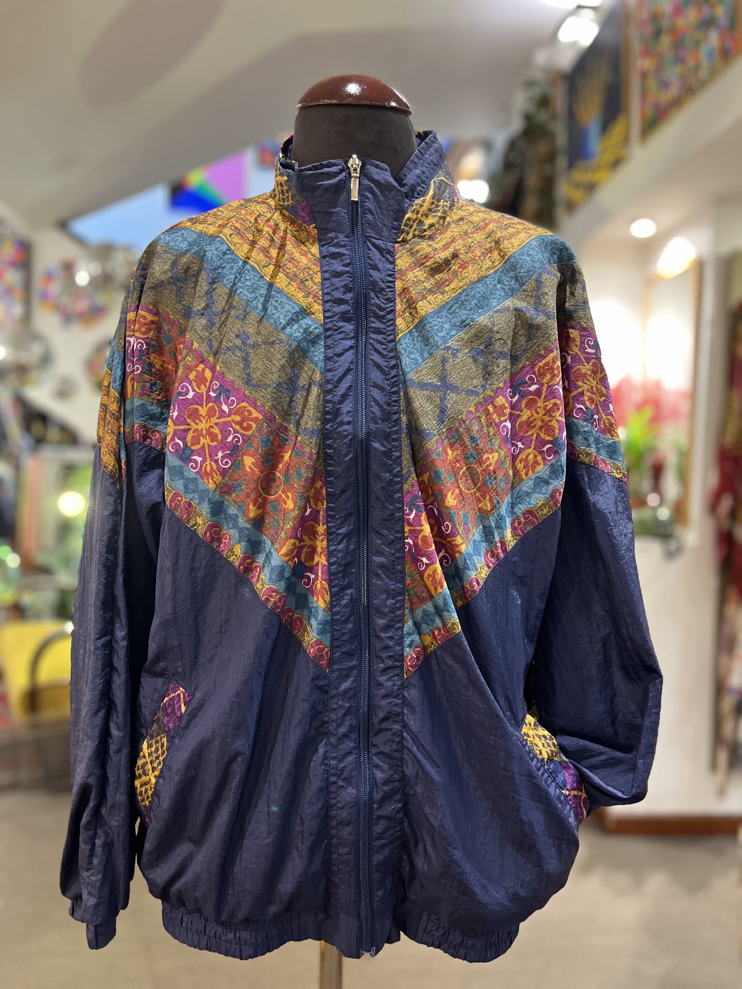 Crazy jacket vintage años 90 multicolor