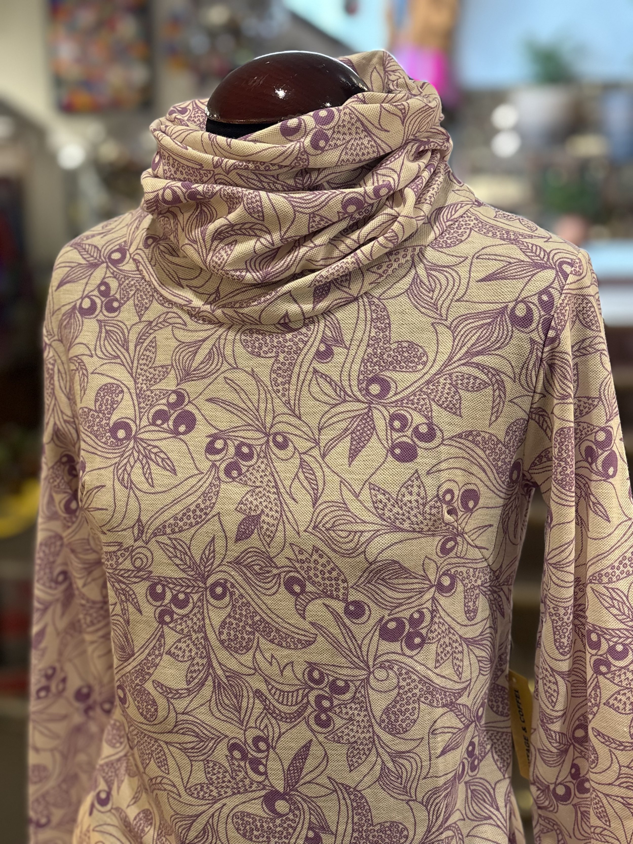 Top vintage TGL STOCKHOLM años 70 manga larga vintage shirts
