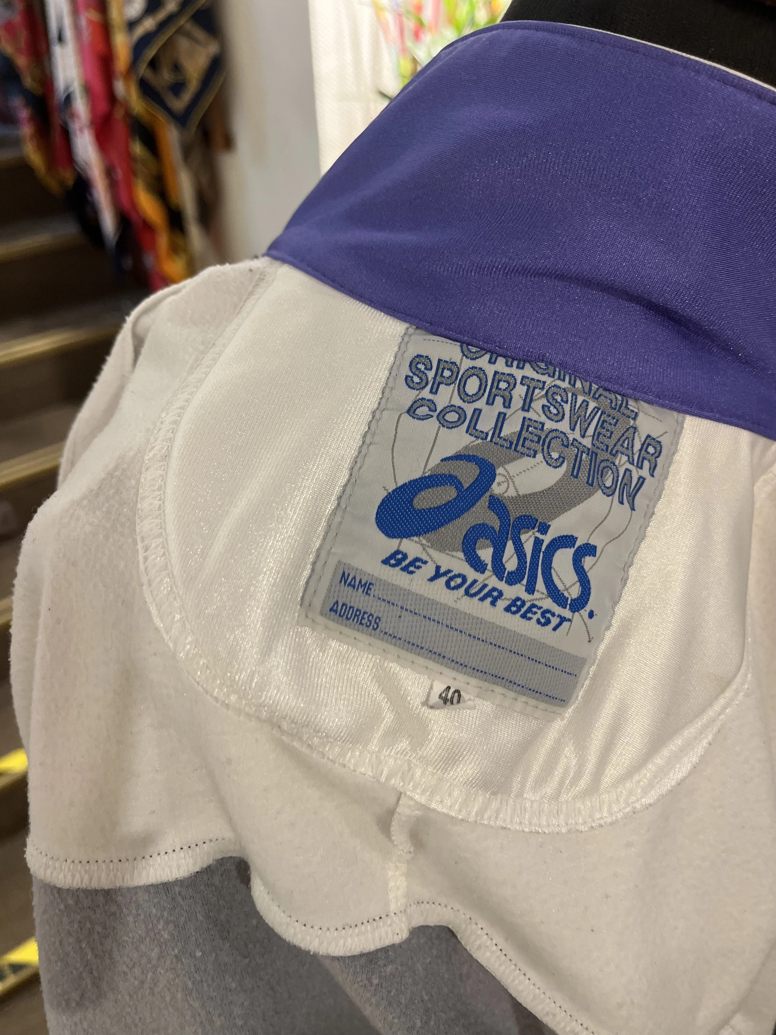Chaqueta vintage deportiva de Asics años 90 made in Italy sportswear jacket