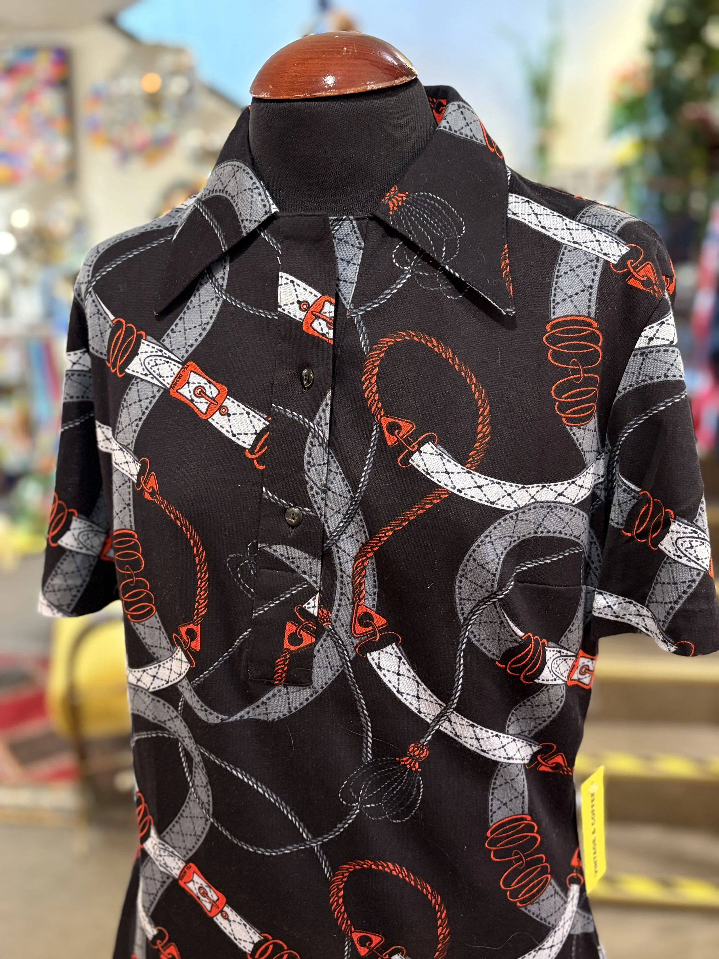 Camisa tipo polo vintage de TGL STOCKHOLM años 70 made in finland