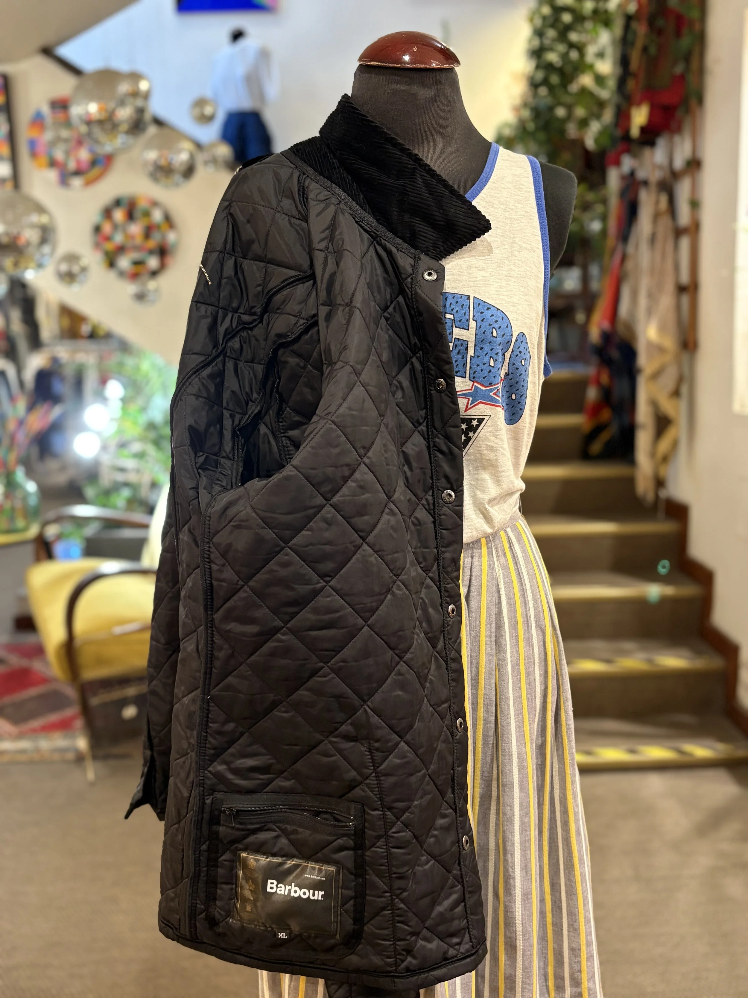 Chaqueta acolchada de Barbour color negro quilted jacket barbou