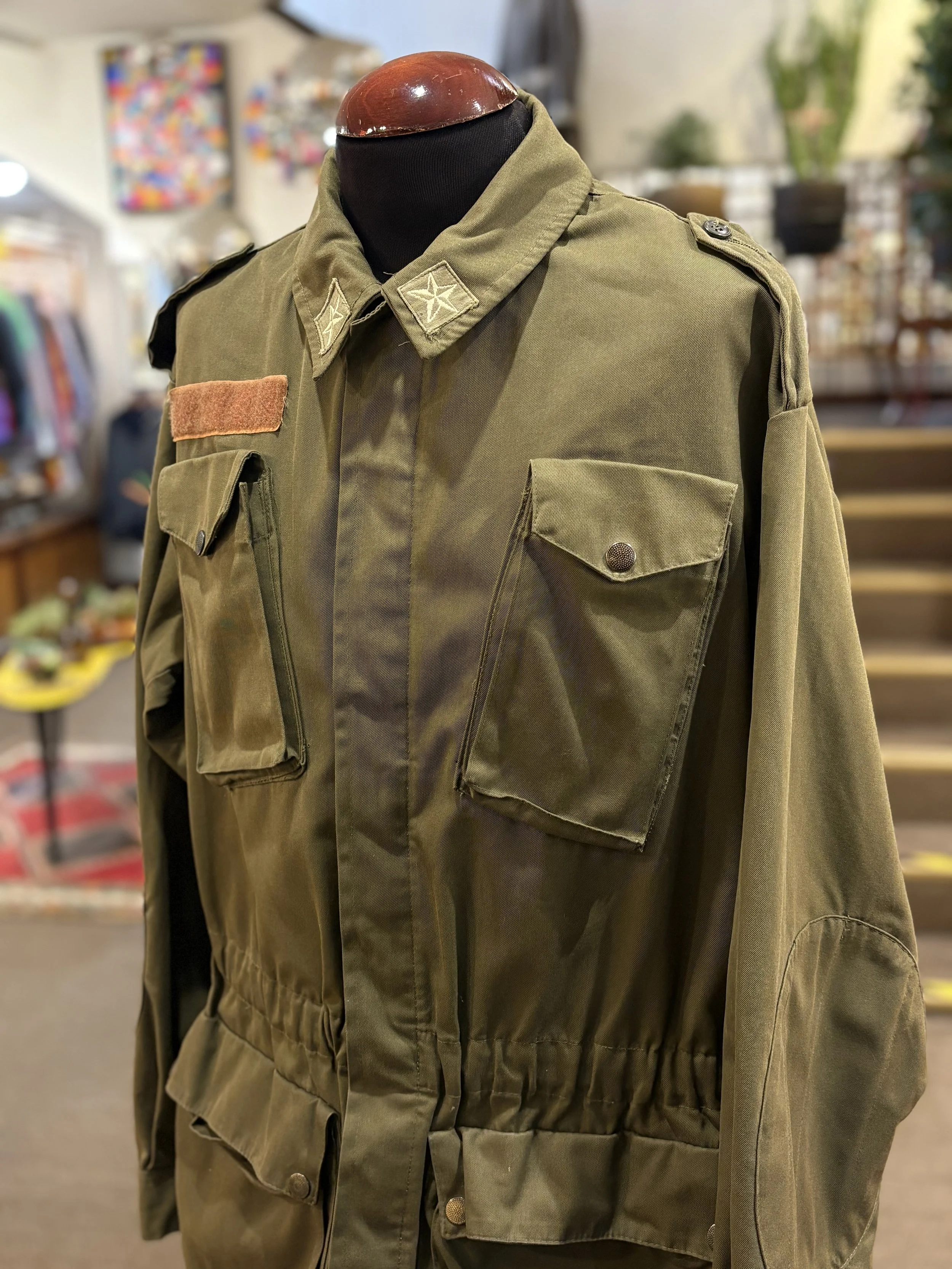 Chaqueta vintage militar oficial del ejercito italiano años 80