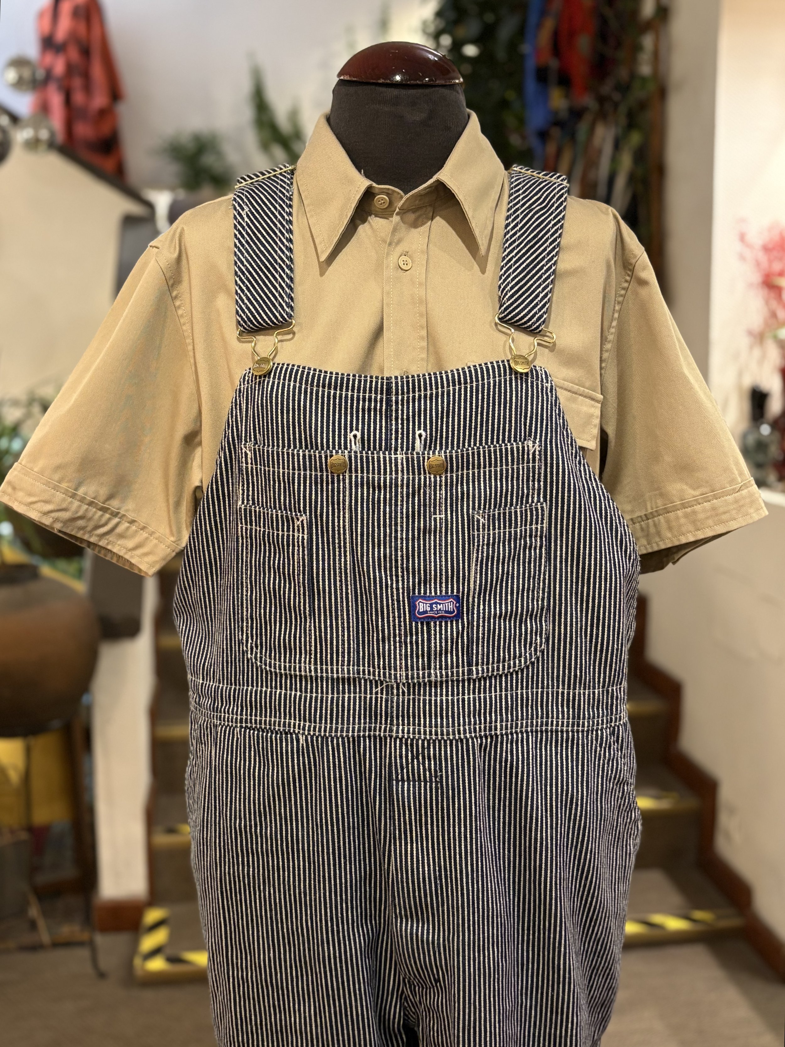 Peto vintage original hickory stripe Big-Smith overalls vintage
