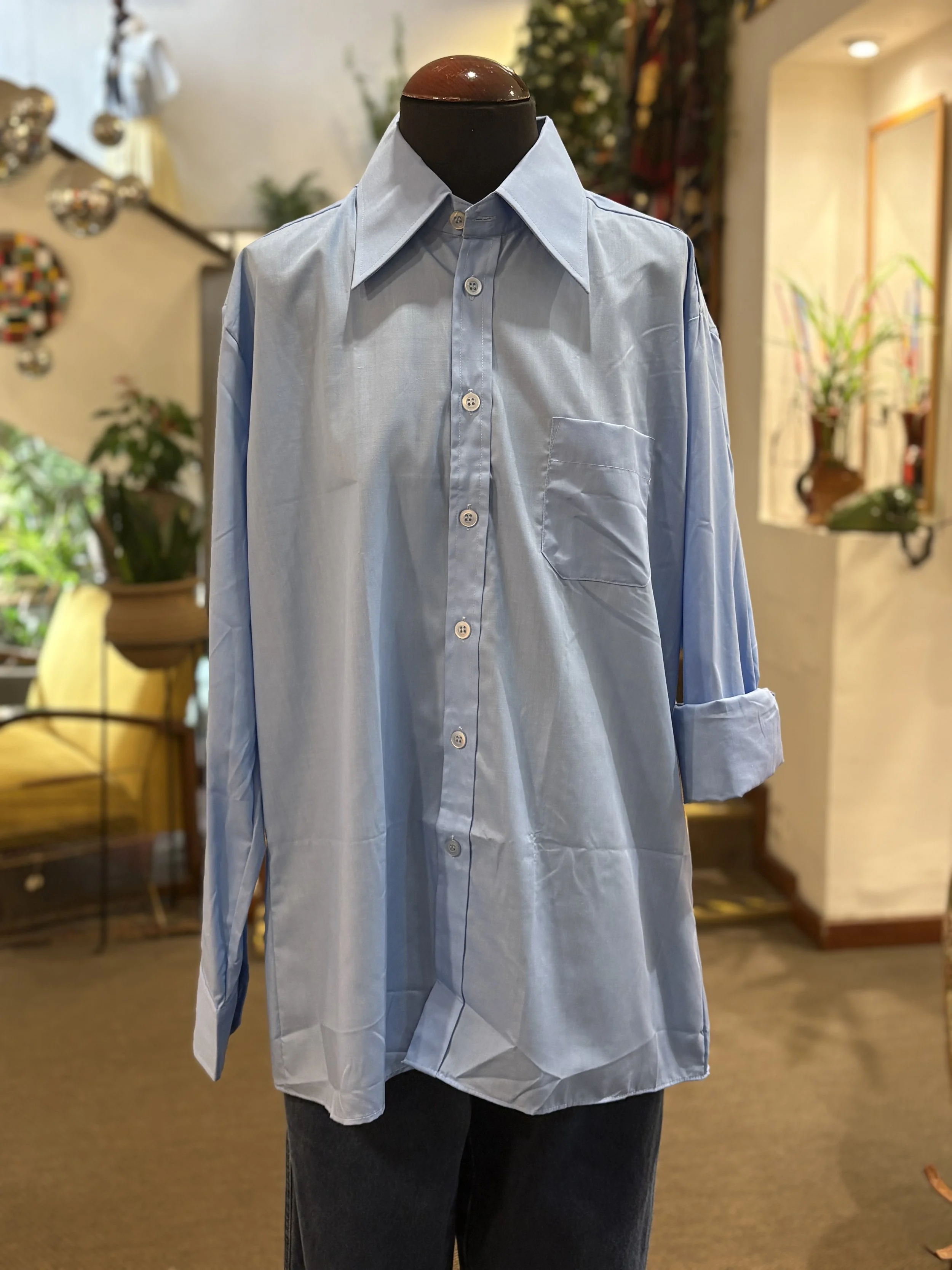 Camisa sky blue 70´S