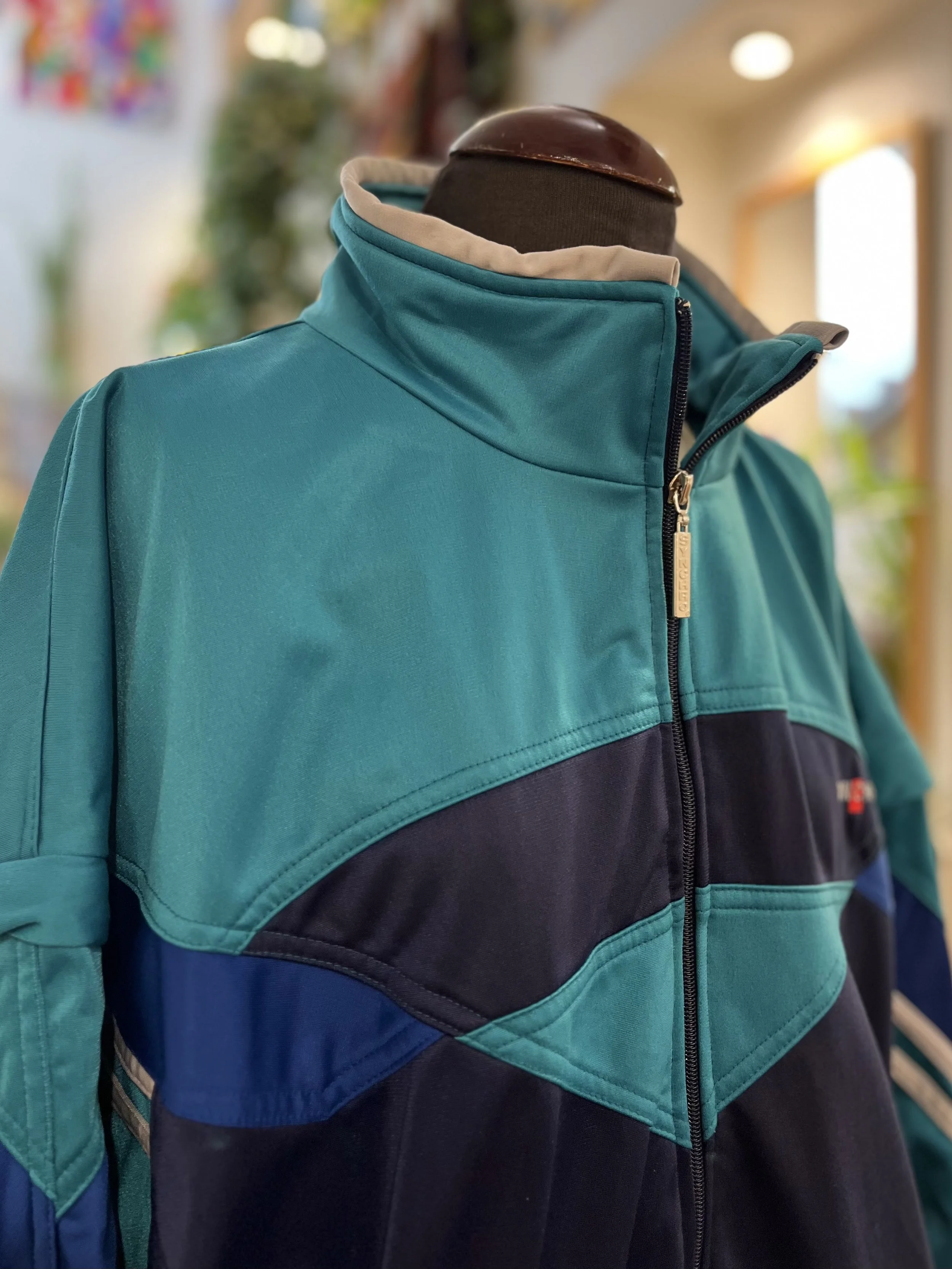 Chaqueta vintage deportiva años 90 made in italy con mangas desmontables sportswear vintage jacket