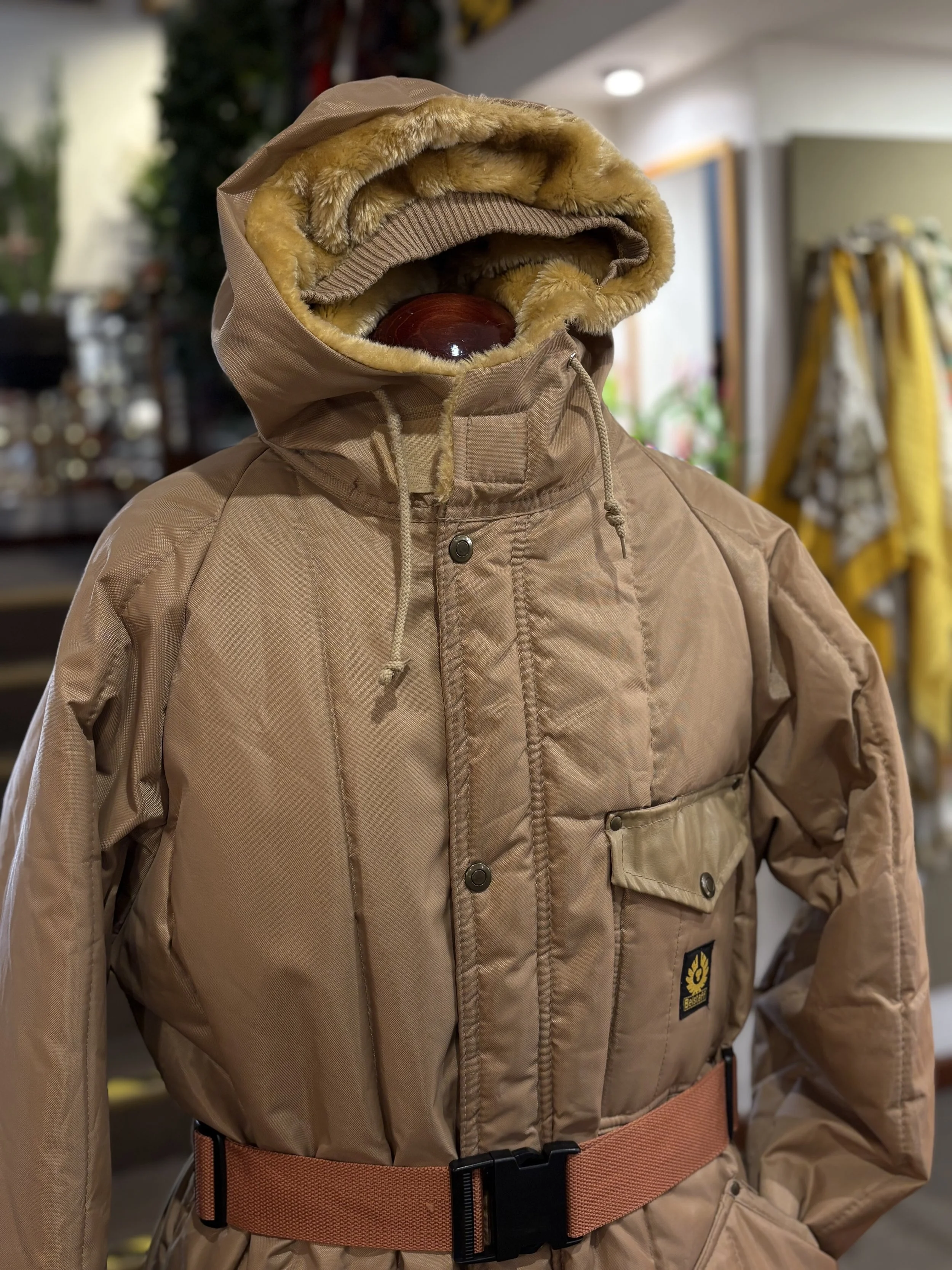 Parka vintage acolchada de Belstaff made in england años 80