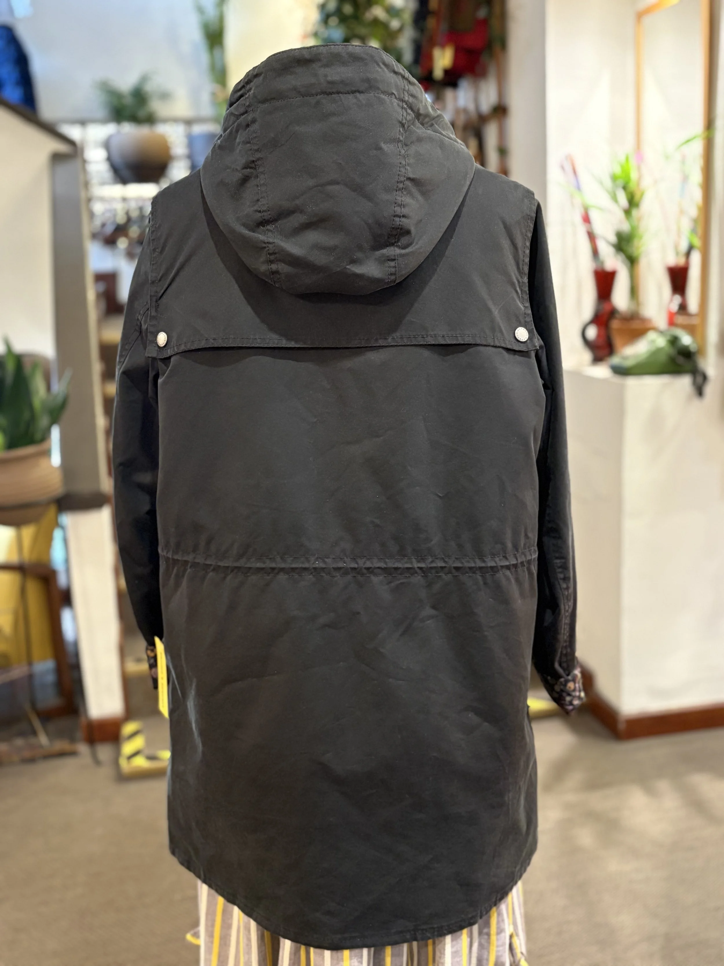 Barbour wax jacket 100% algodón encerado chaqueta encerada de barbour con capucha mujer