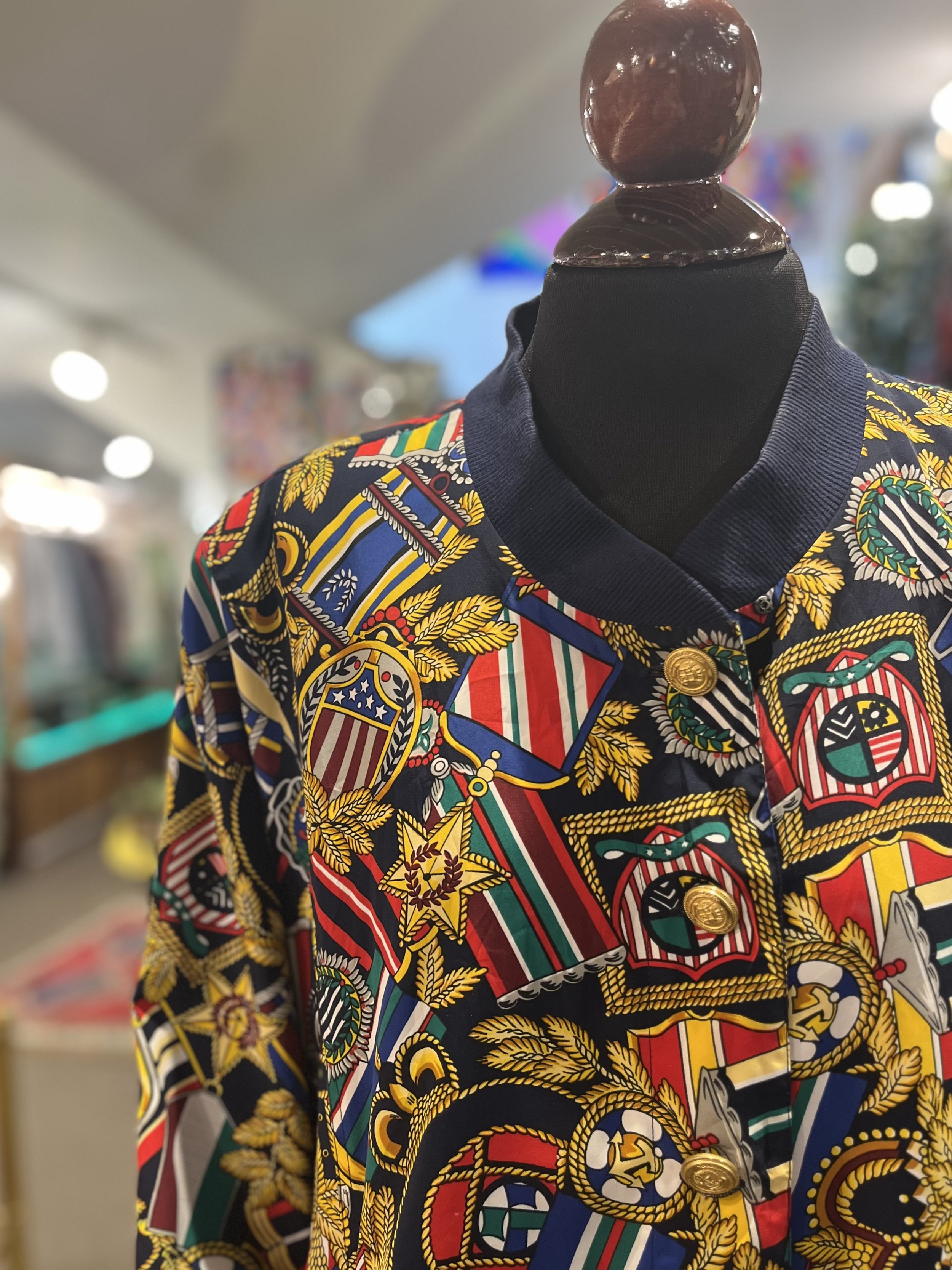 Crazy jacket estampado multicolor años 90