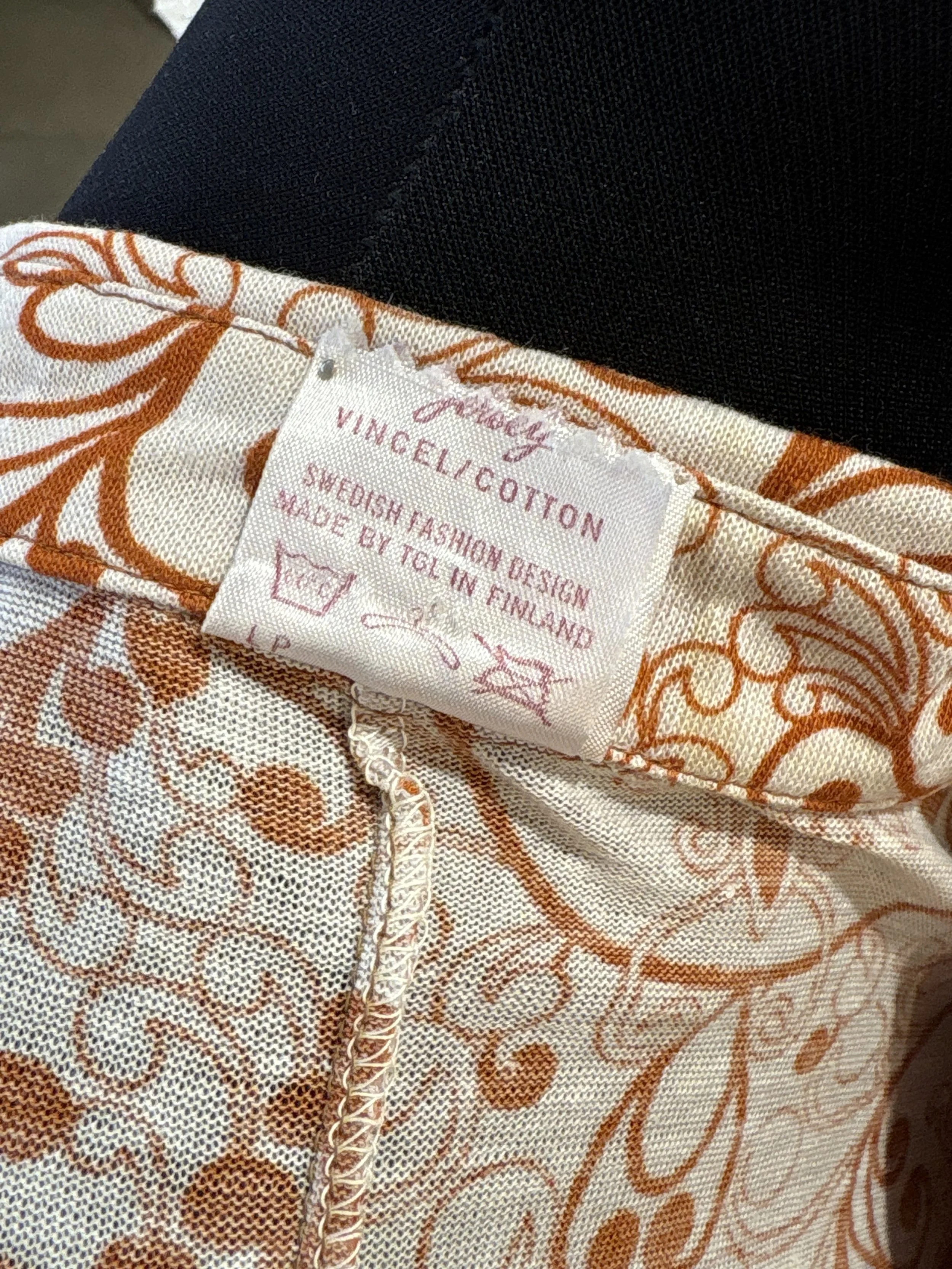 Camisa vintage TGL STOCKHOLM años 70 manga larga vintage shirts