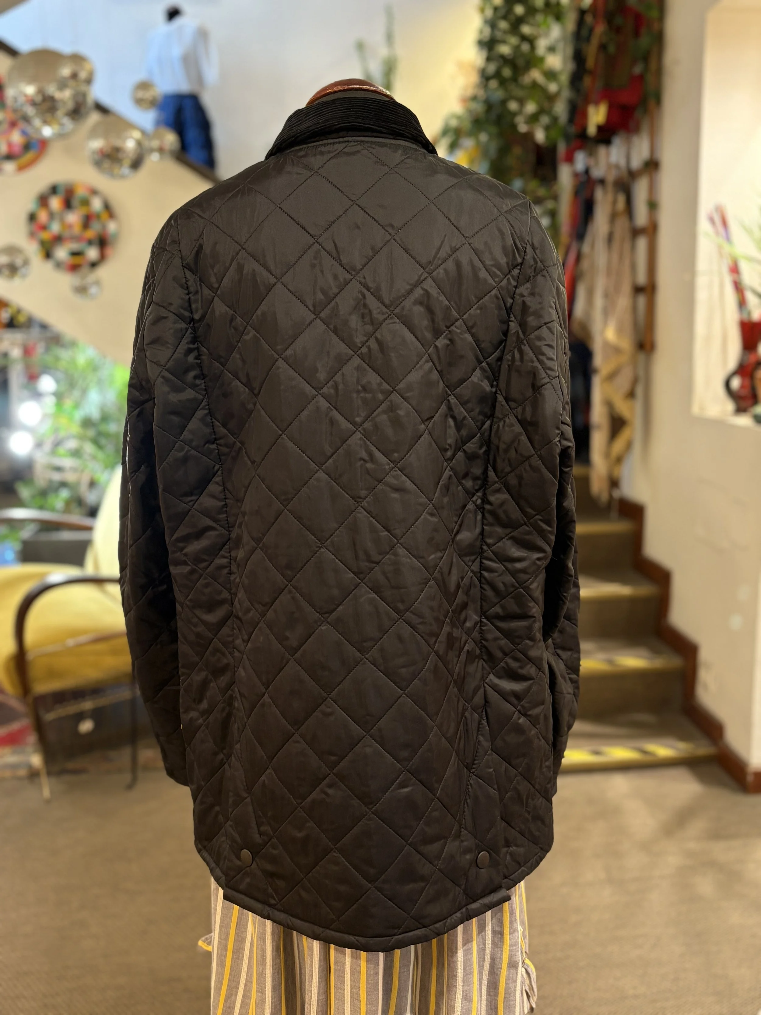 Chaqueta acolchada de Barbour color negro quilted jacket barbou