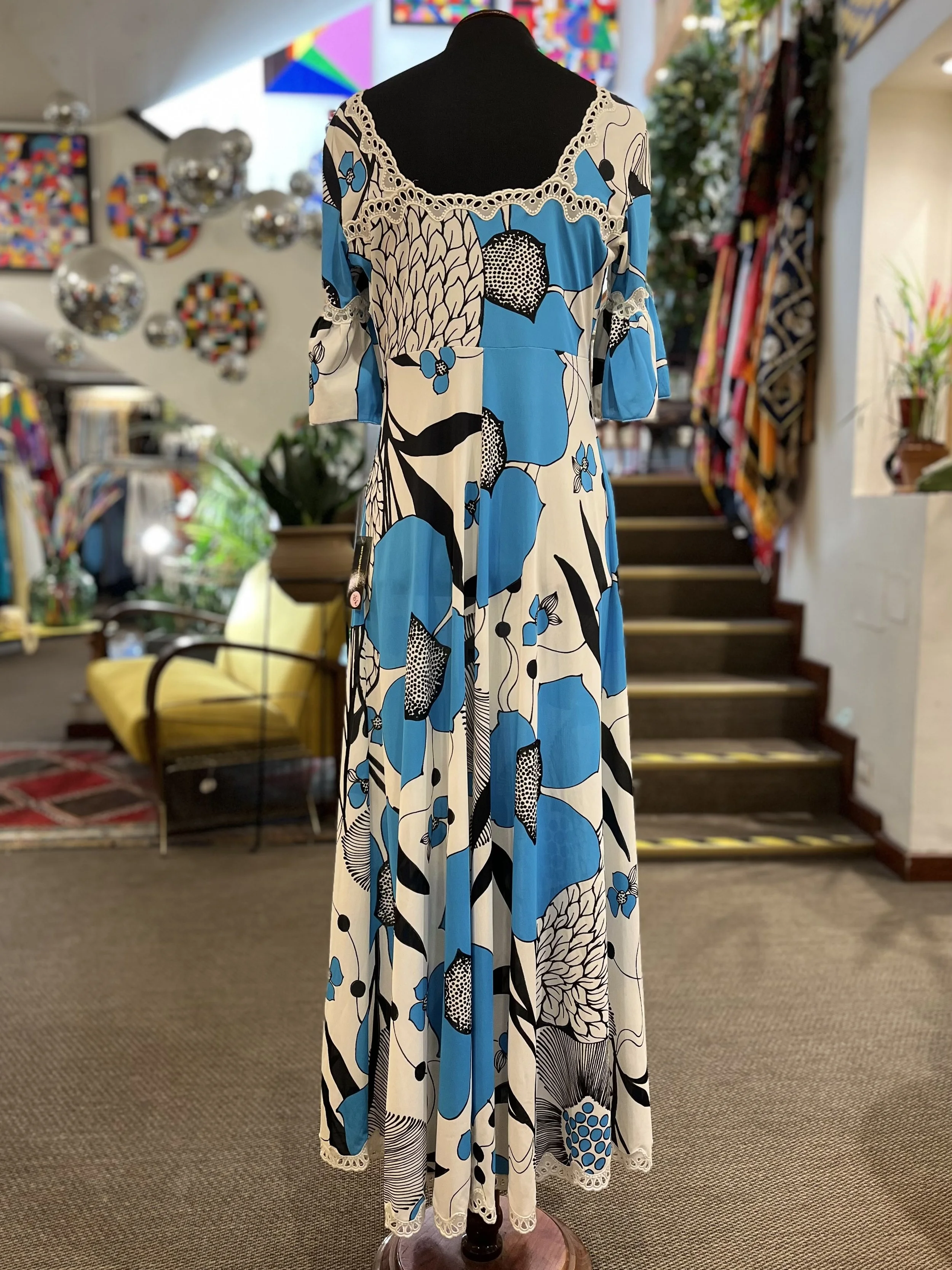 Vestido vintage boho años 90 vintage dress