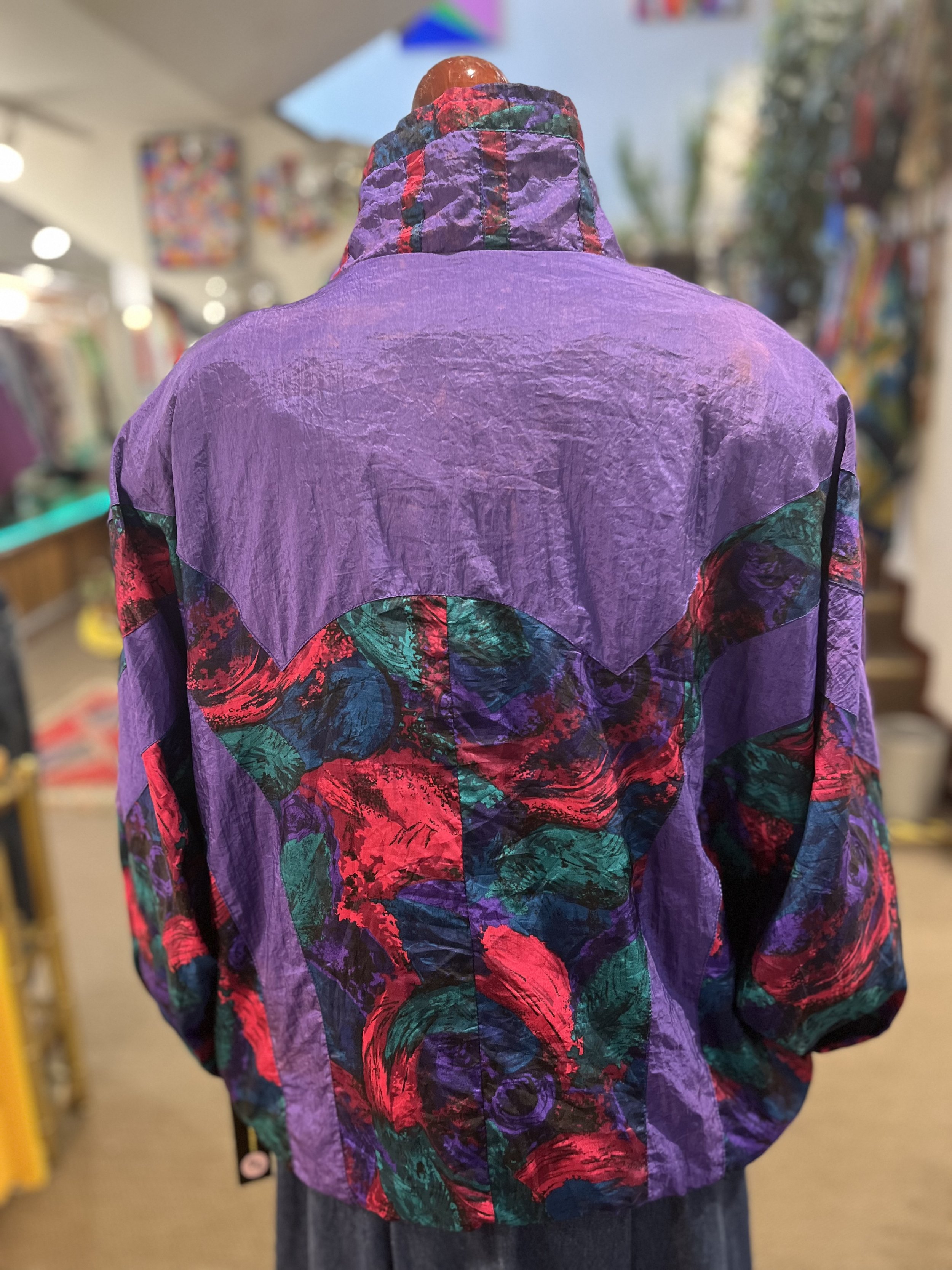 Crazy jacket vintage multicolor años 90