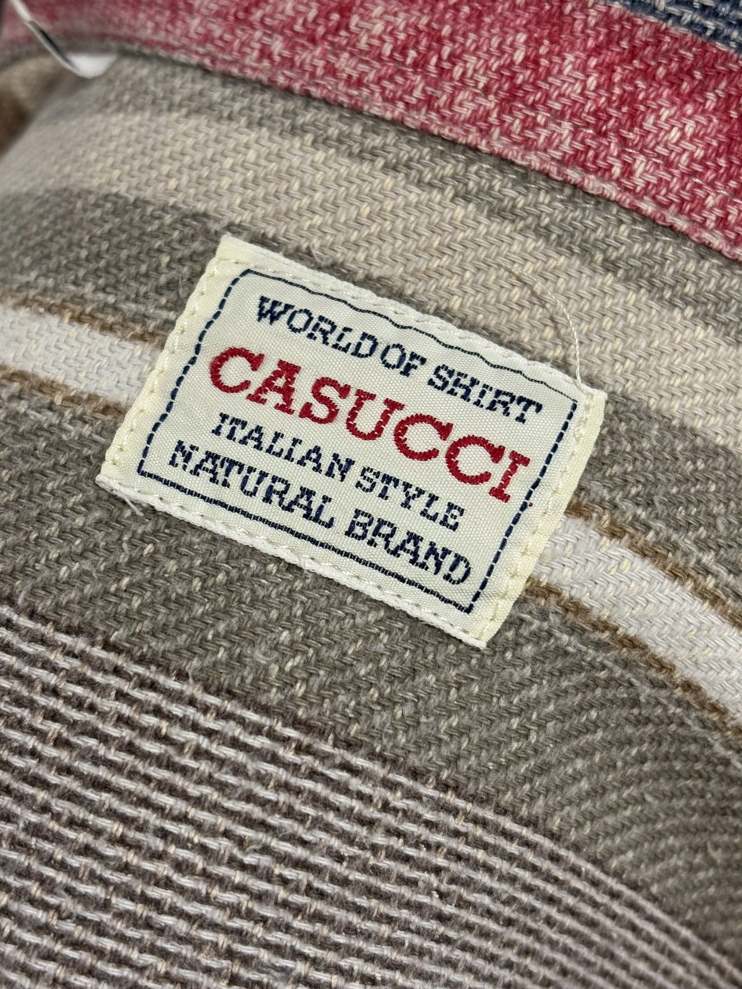 Camisa o sobrecamisa vintage Casucci años 90 made in italy