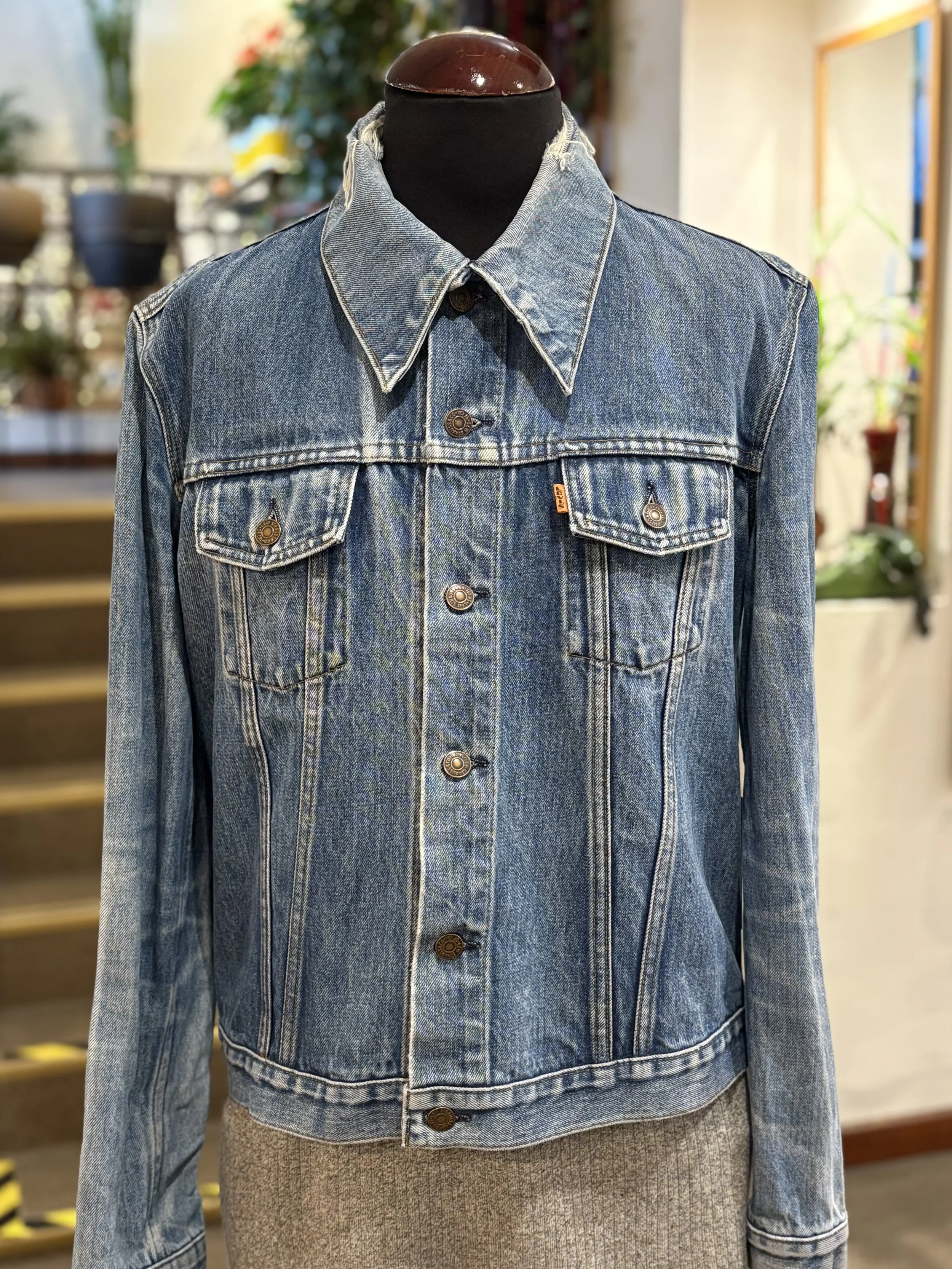 Vintage denim jacket de Levi Strauss orange tab años 70