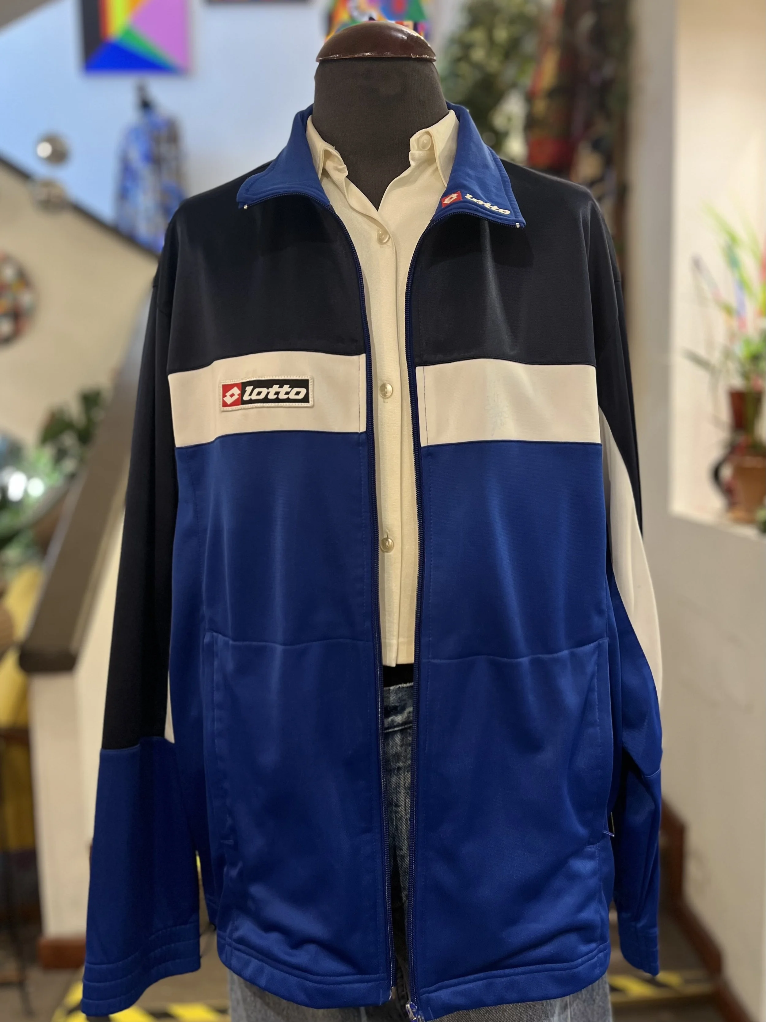 Chaqueta vintage deportiva de Lotto años 90 sportswear vintage jacket