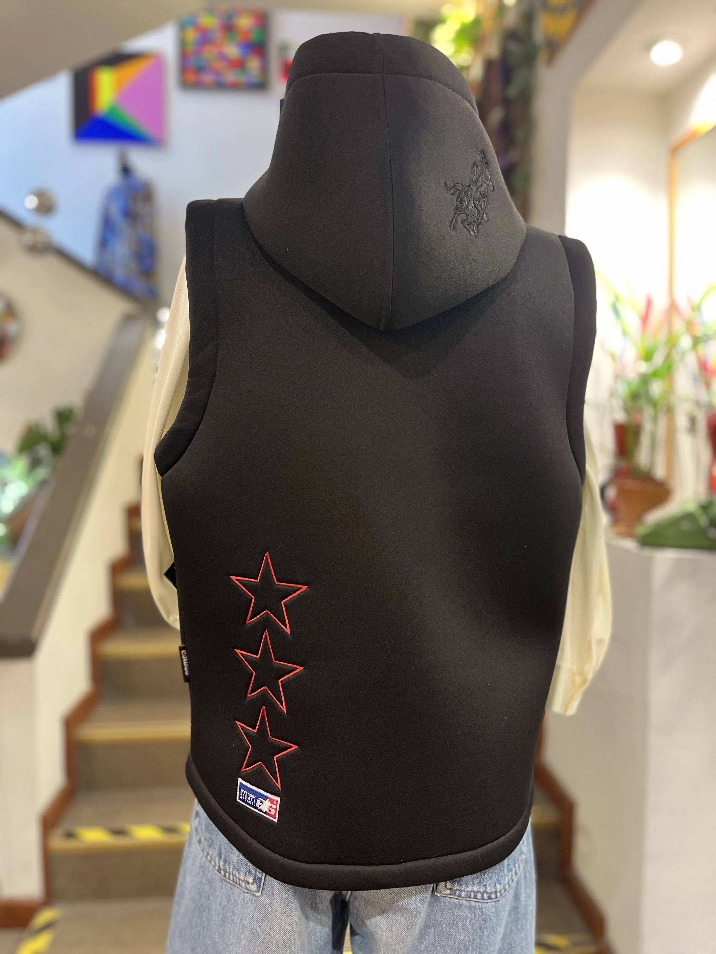 Chaleco vintage deportivo ecuestre OSWSA Y2K sportswear