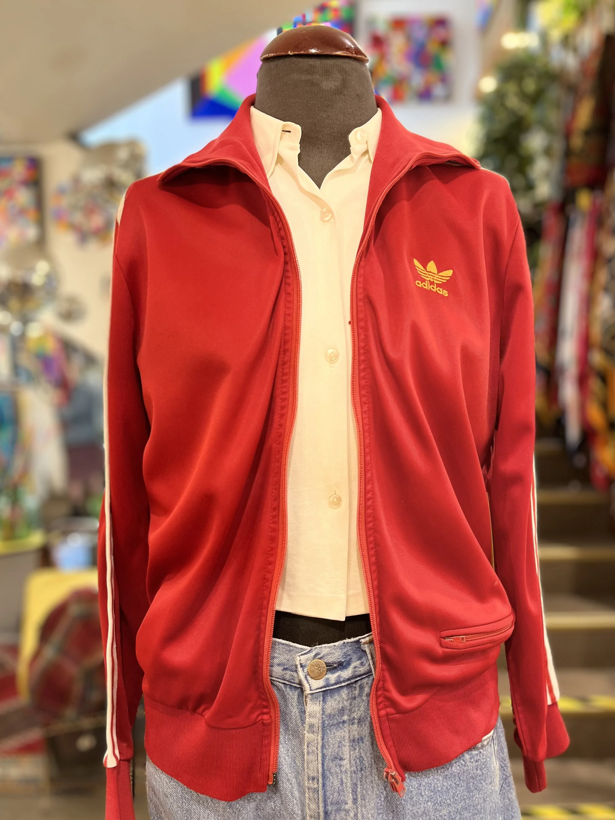 Chaqueta vintage deportiva Adidas años 70 sportswear vintage jacket