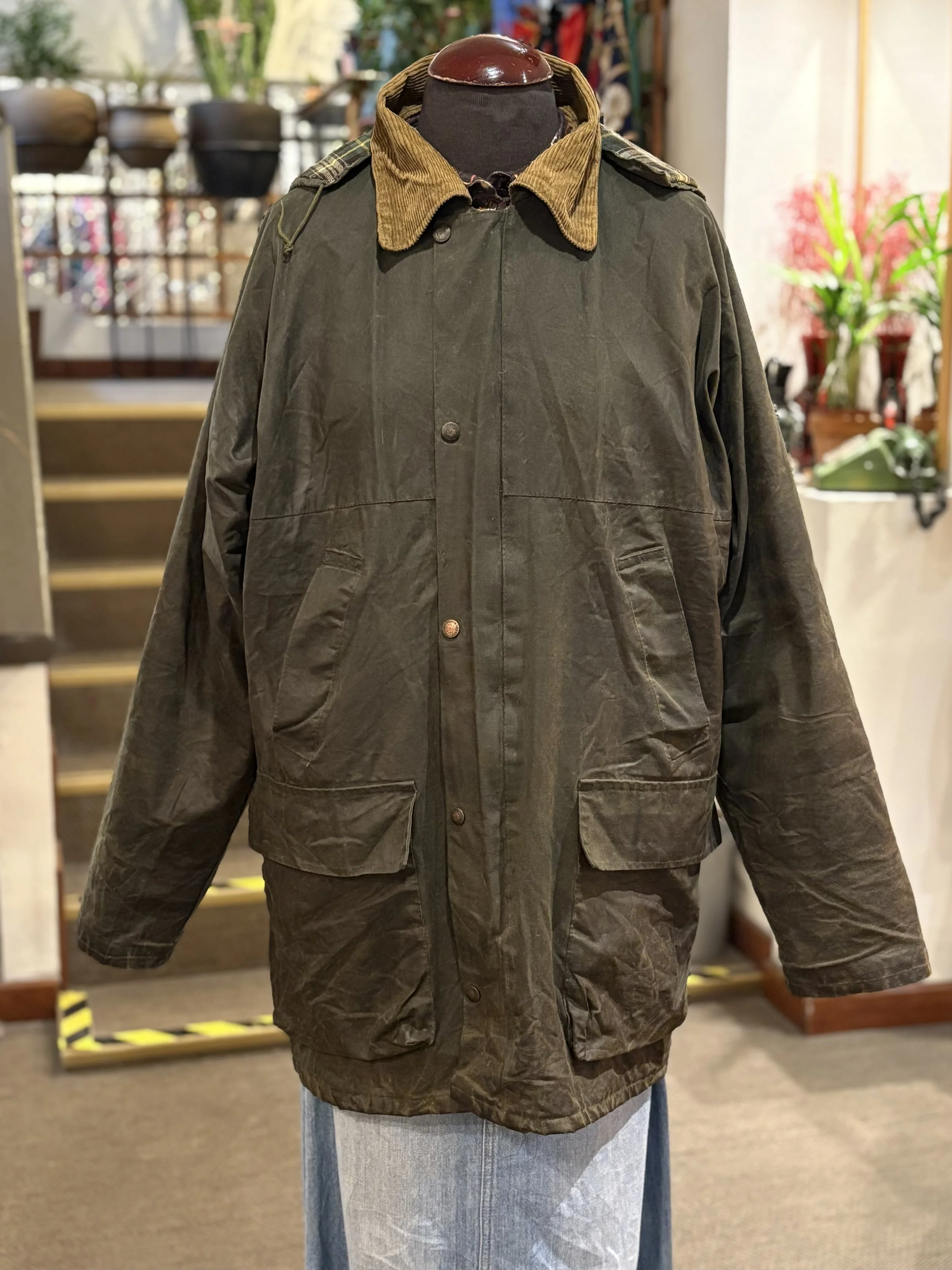 Chaqueta vintage encerada de Royal Harbour años 90 made in england