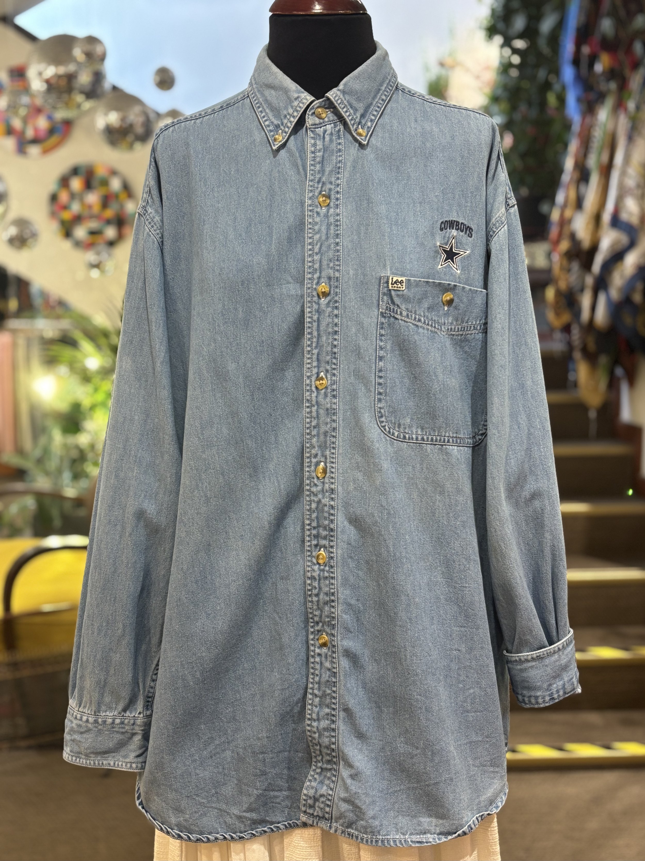 Camisa denim vintage de Lee Dallas Cowboys