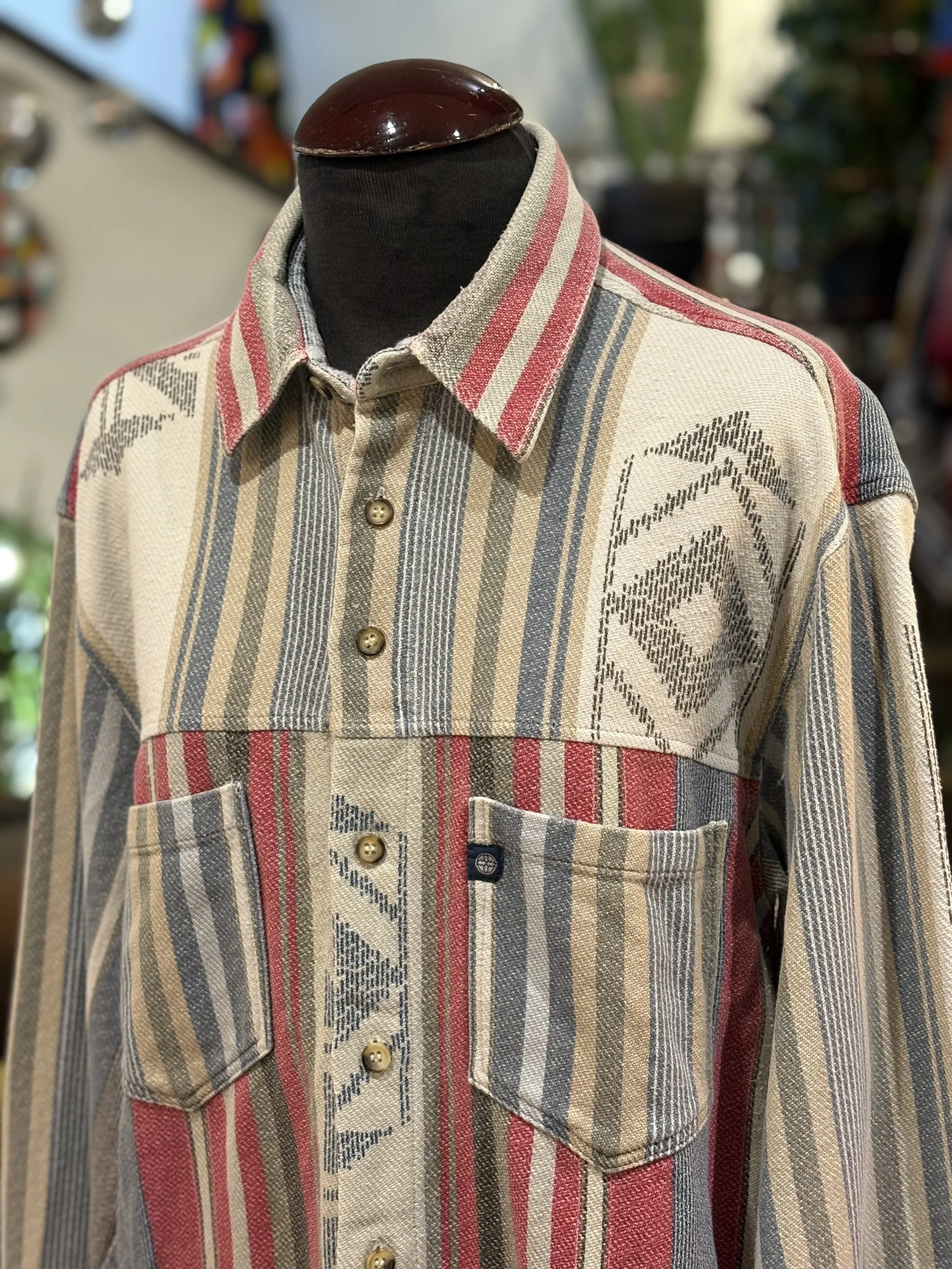 Camisa o sobrecamisa vintage Casucci años 90 made in italy
