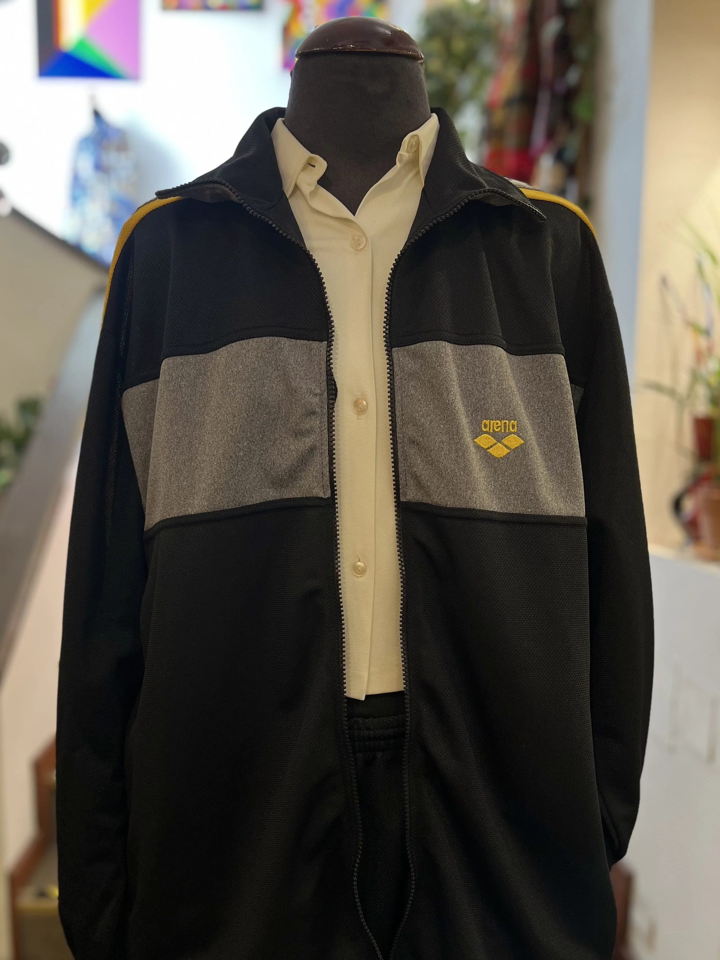 Chandal vintage de Arena años 90 made in italy en color negro