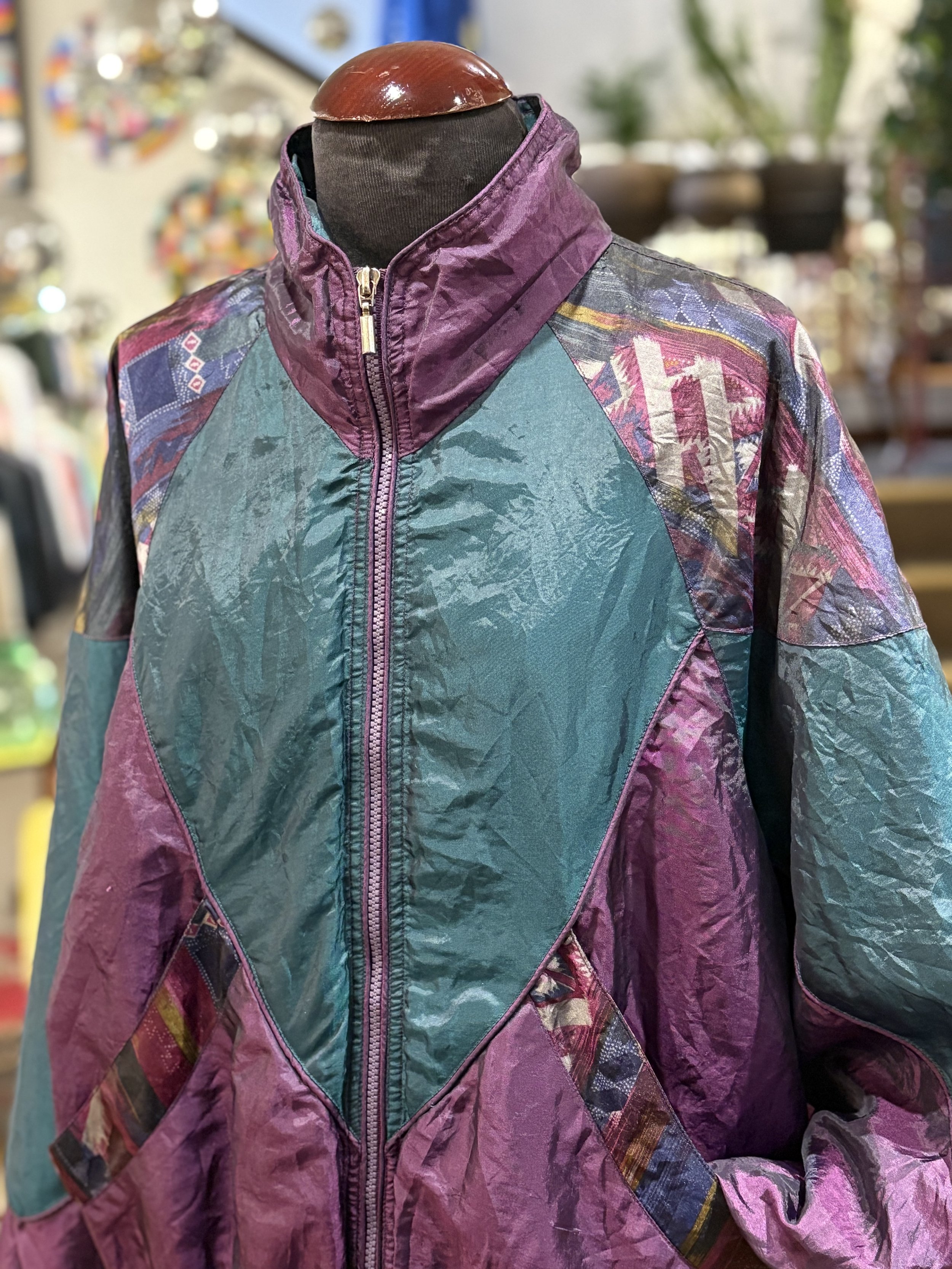 Crazy jacket vintage años 90 multicolor