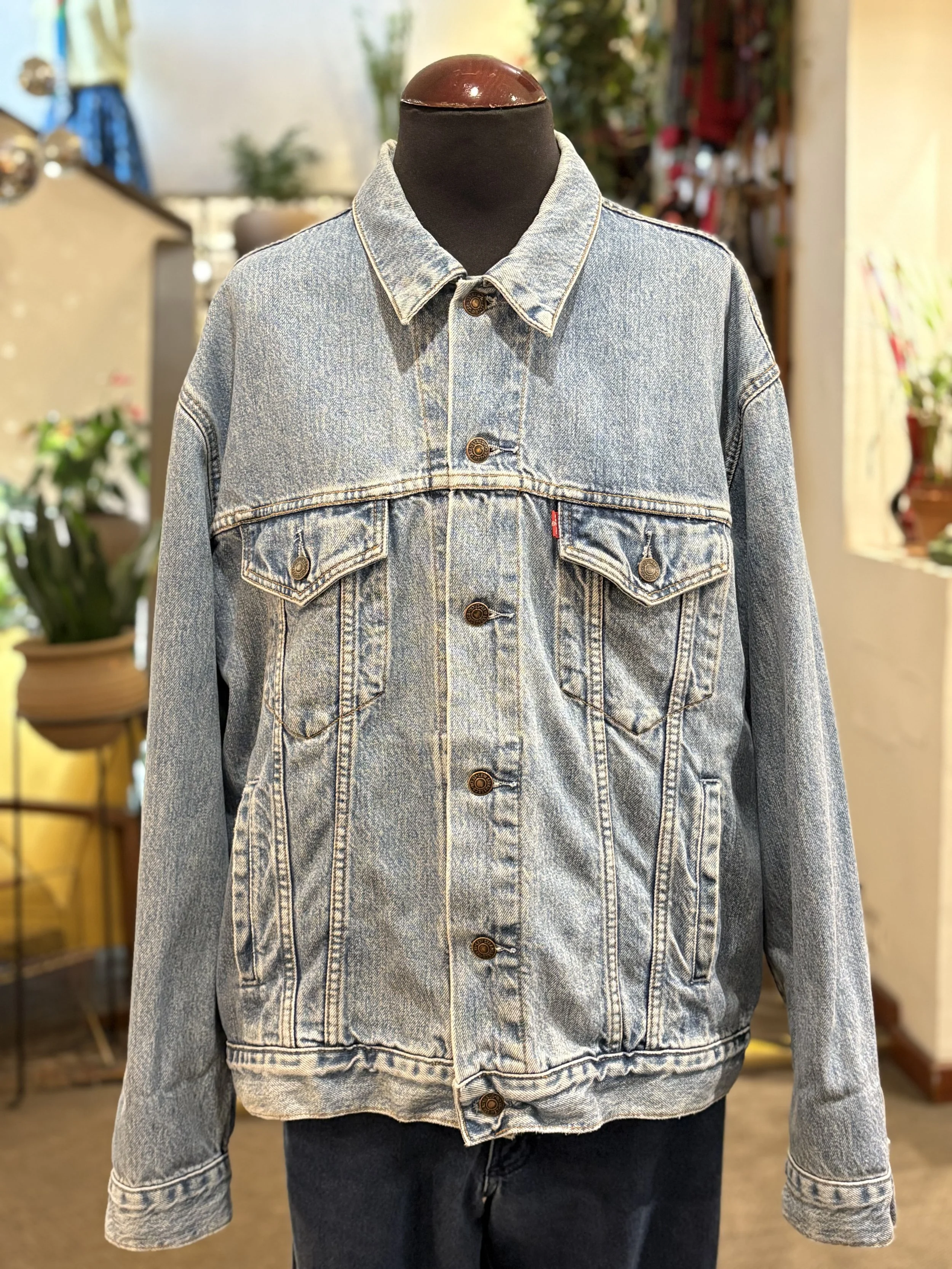 Vintage denim jacket de Levi Strauss años 80/90 azul gastado