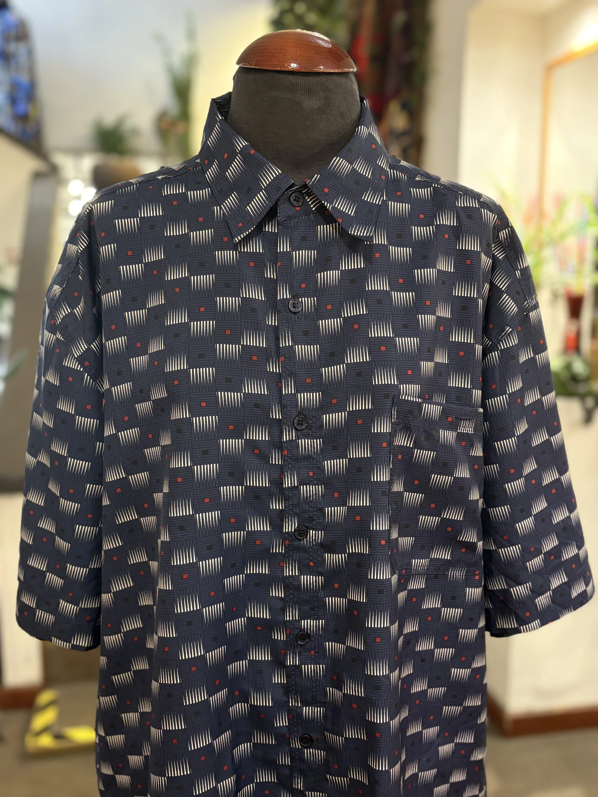 Camisa crazy vintage de manga corta años 90